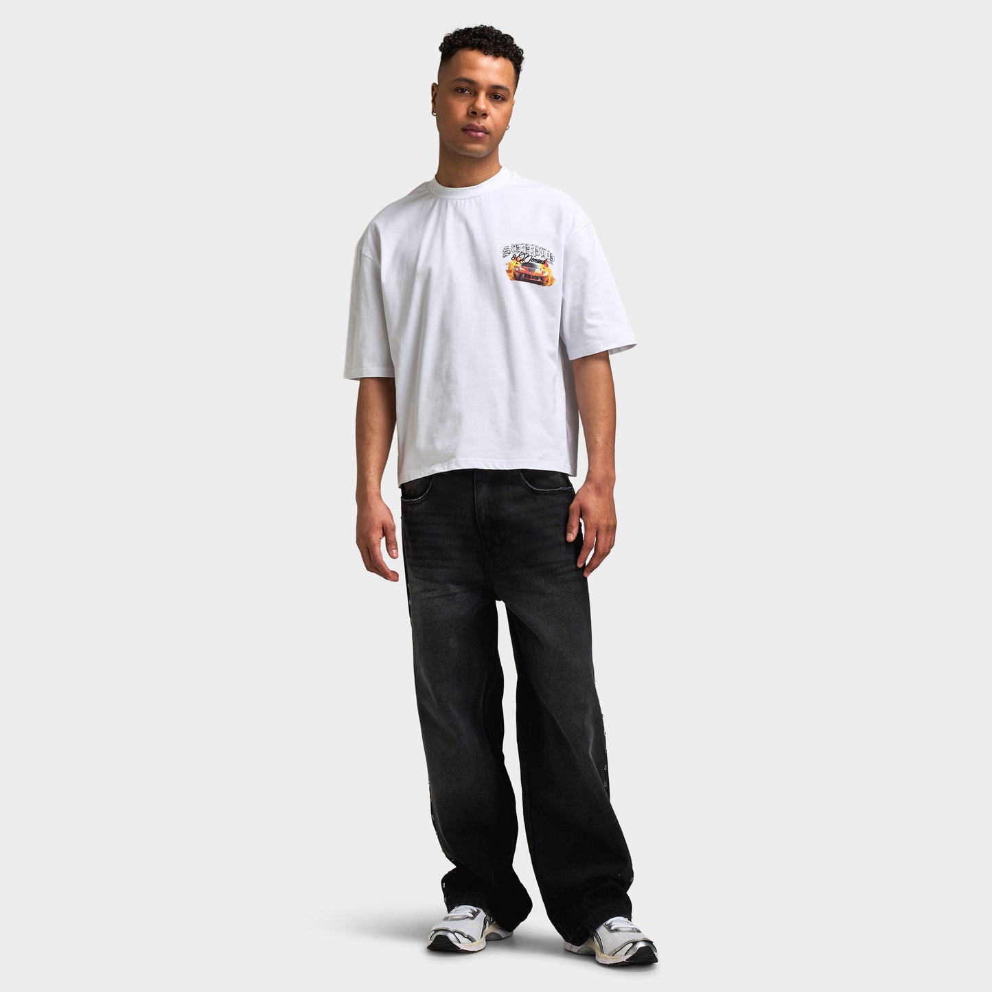 Supply & Demand Flagger T-Shirt / Optic White
