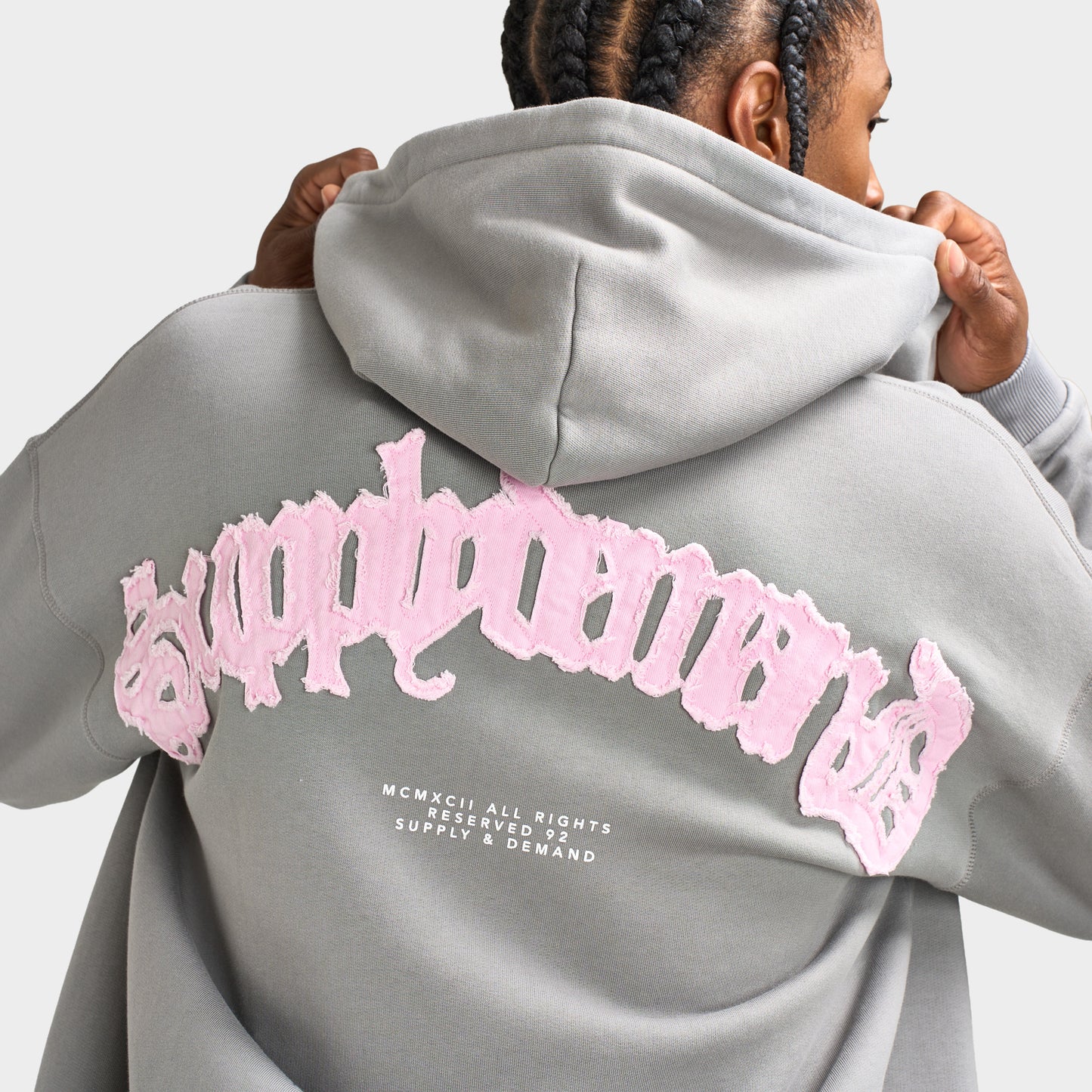 Supply & Demand Swatch Fullzip Hoodie / Washed Ultimate Gray