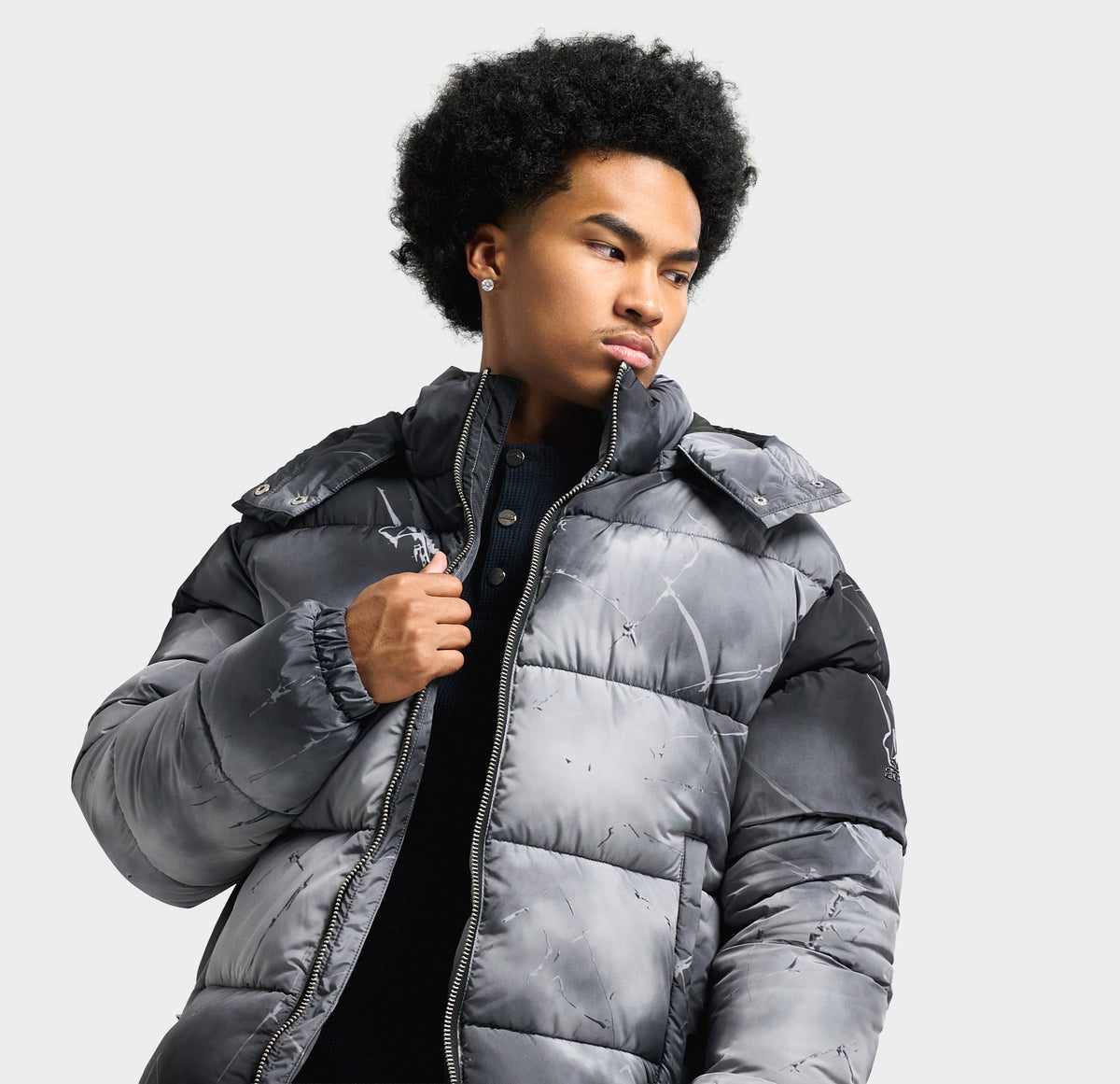 Supply & Demand Shatter Jacket / Black AOP