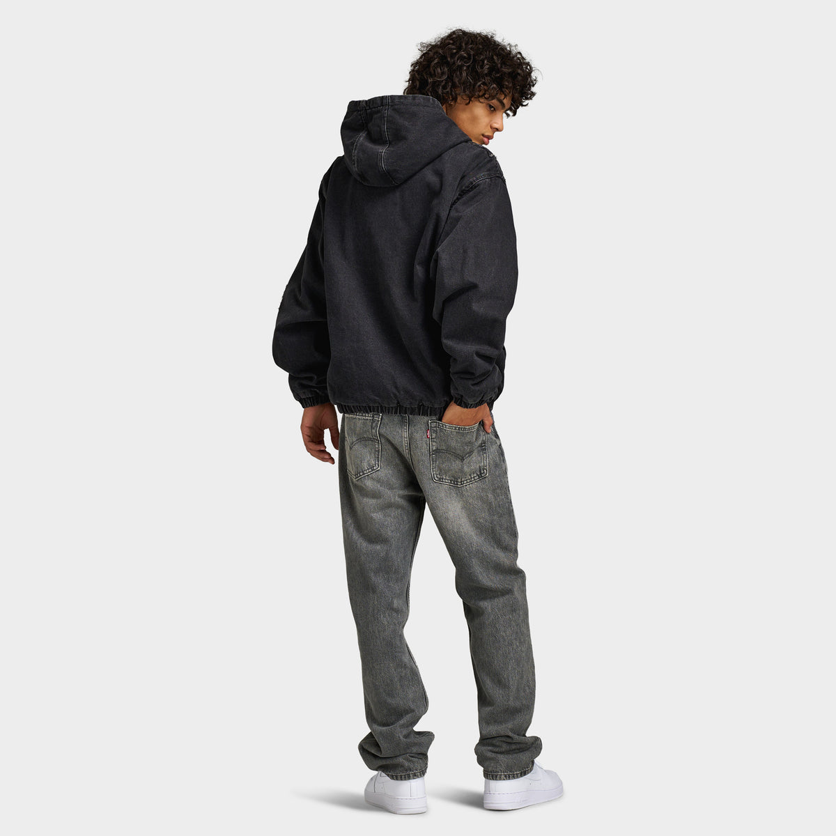 Supply & Demand Buckle Veste en Jean / Noir délavé