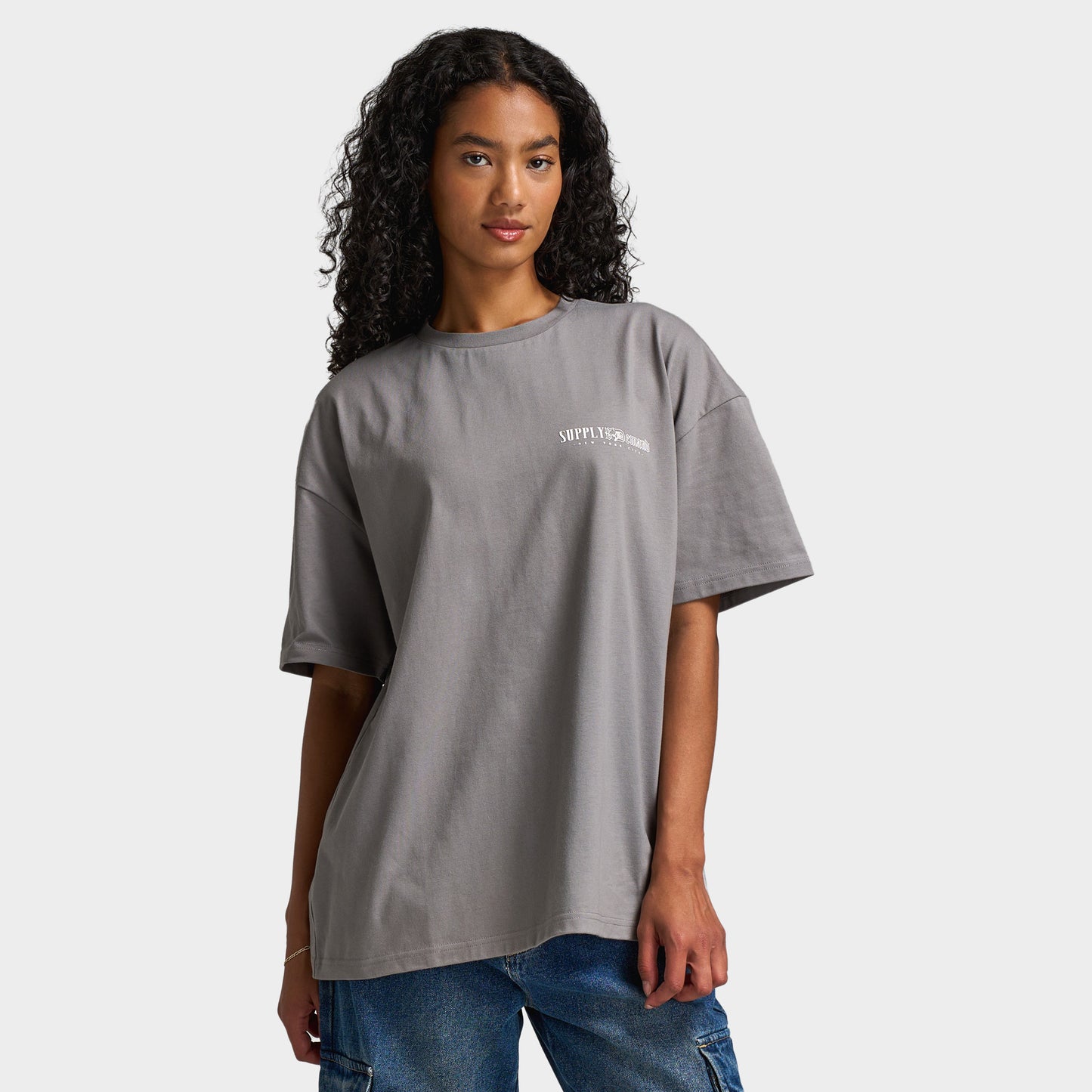 Supply & Demand Women's Scorp Tee / Distressed Grey