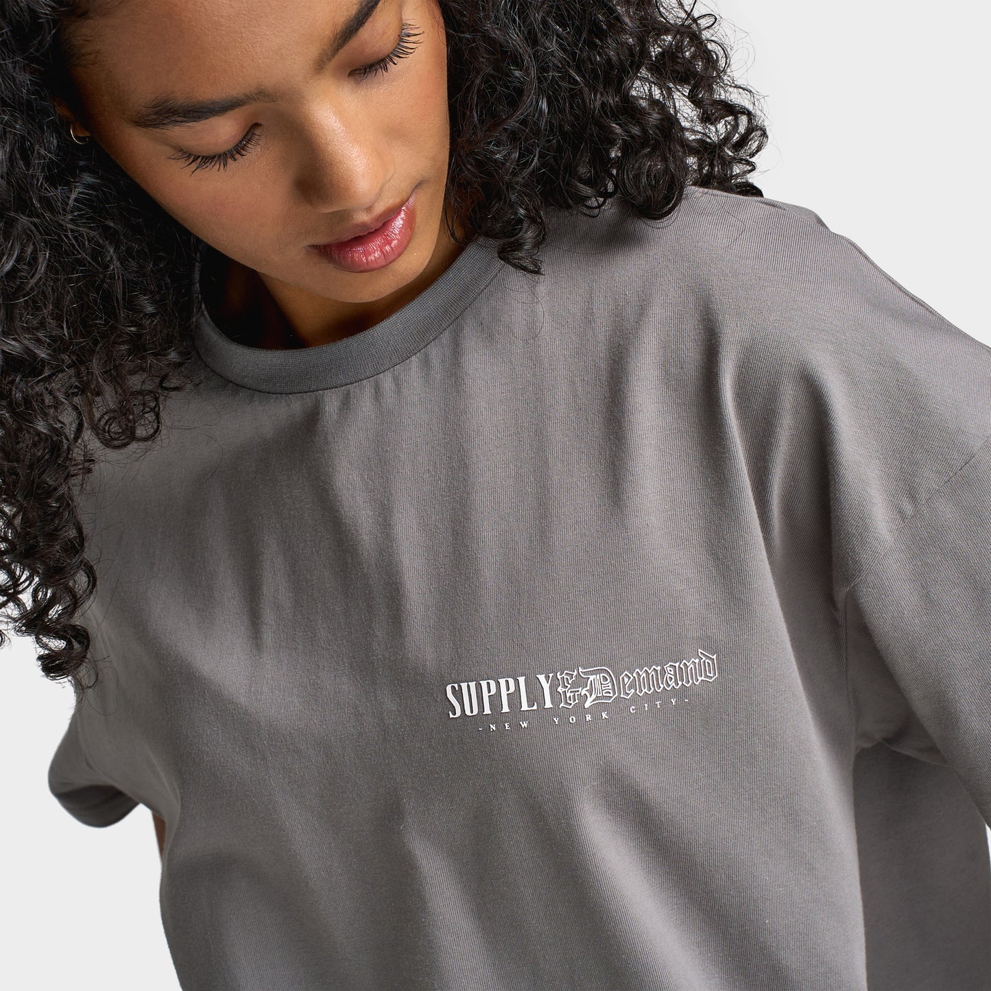 Supply & Demand Women's Scorp Tee / Distressed Grey