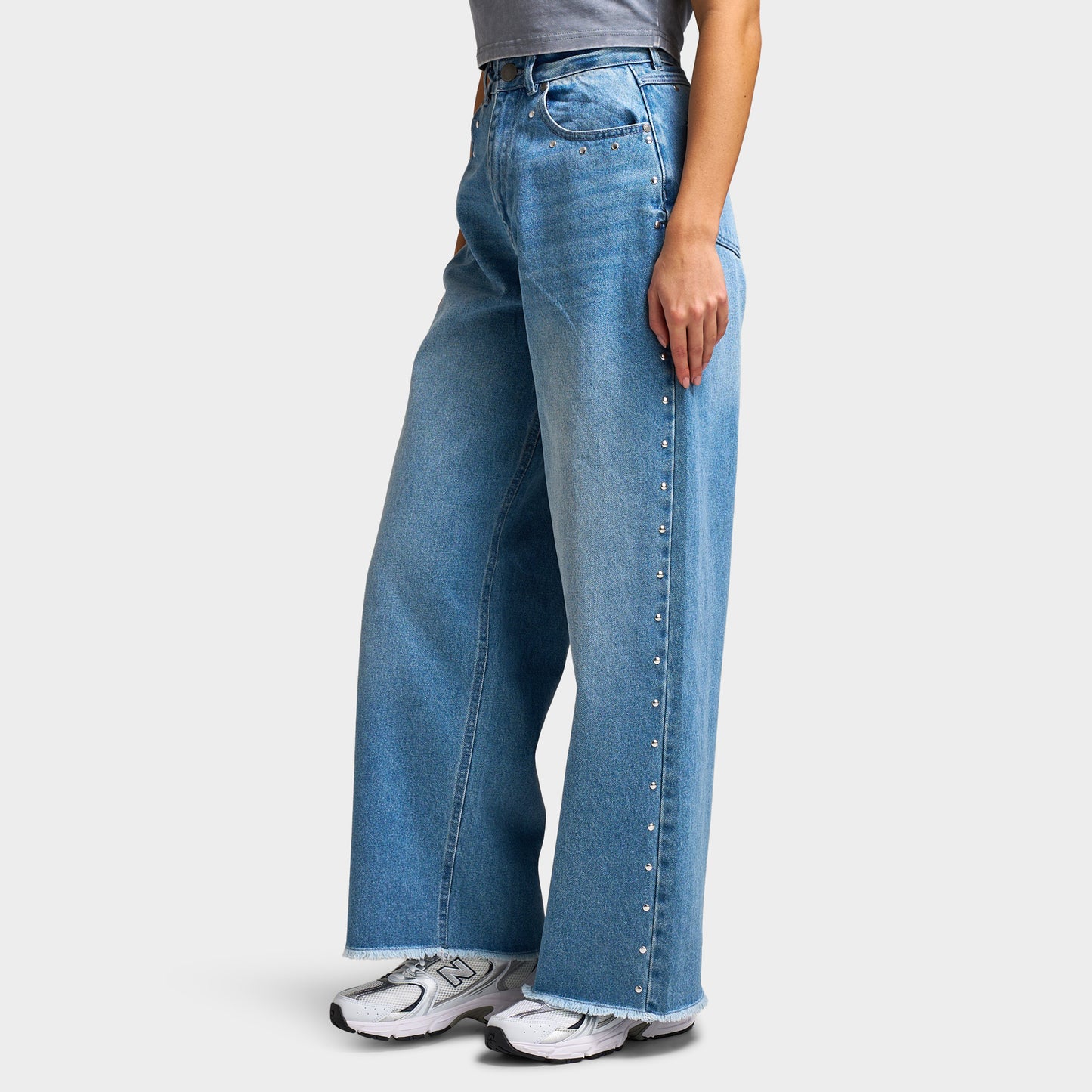 Supply & Demand Jean large femmes / Délavé moyen