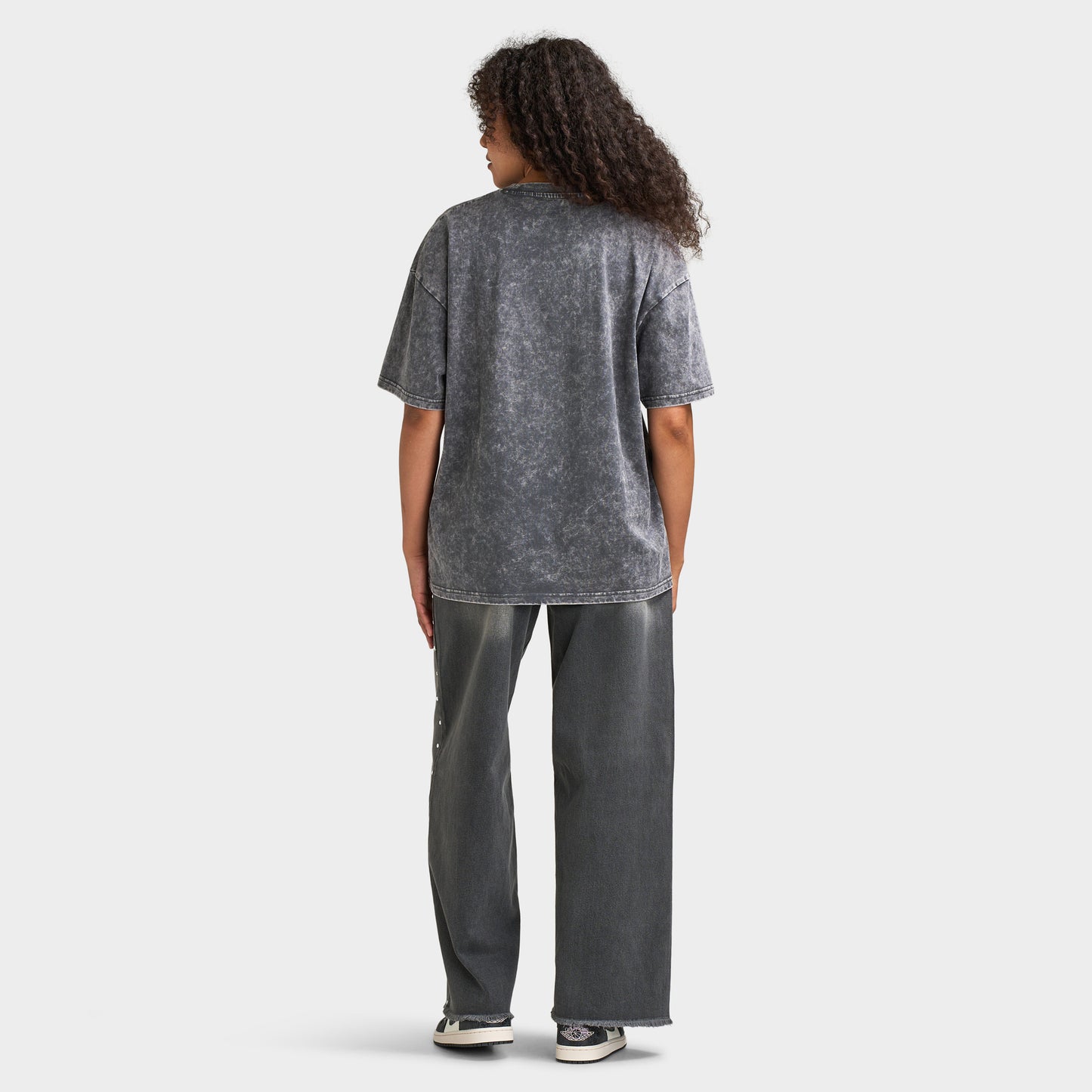 Supply & Demand T-shirt Grange / Gris anthracite
