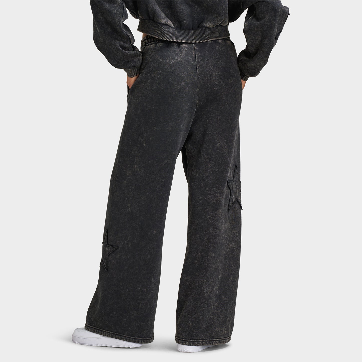 Supply & Demand Star Wide Leg Pant / Washed Charcoal