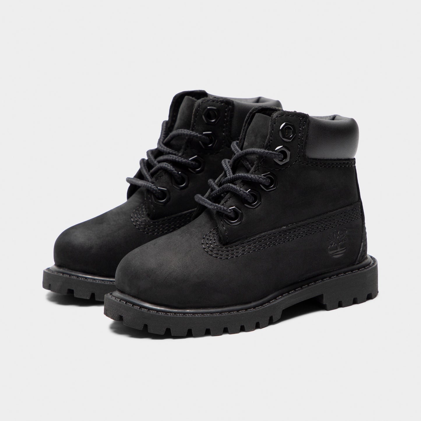 Timberland Toddlers' 6-Inch Premium Lace Up Waterproof Boot / Black