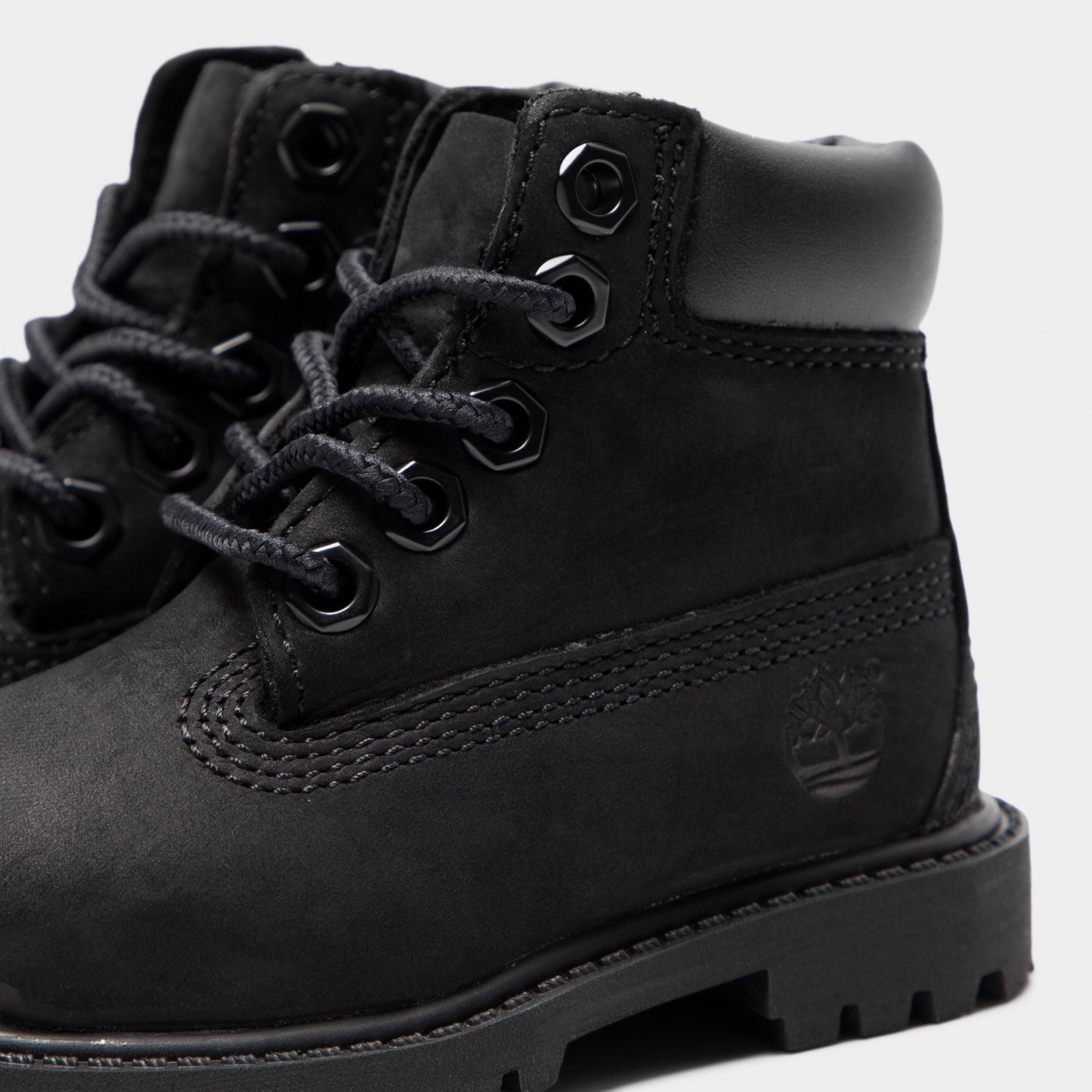 Timberland Toddlers' 6-Inch Premium Lace Up Waterproof Boot / Black