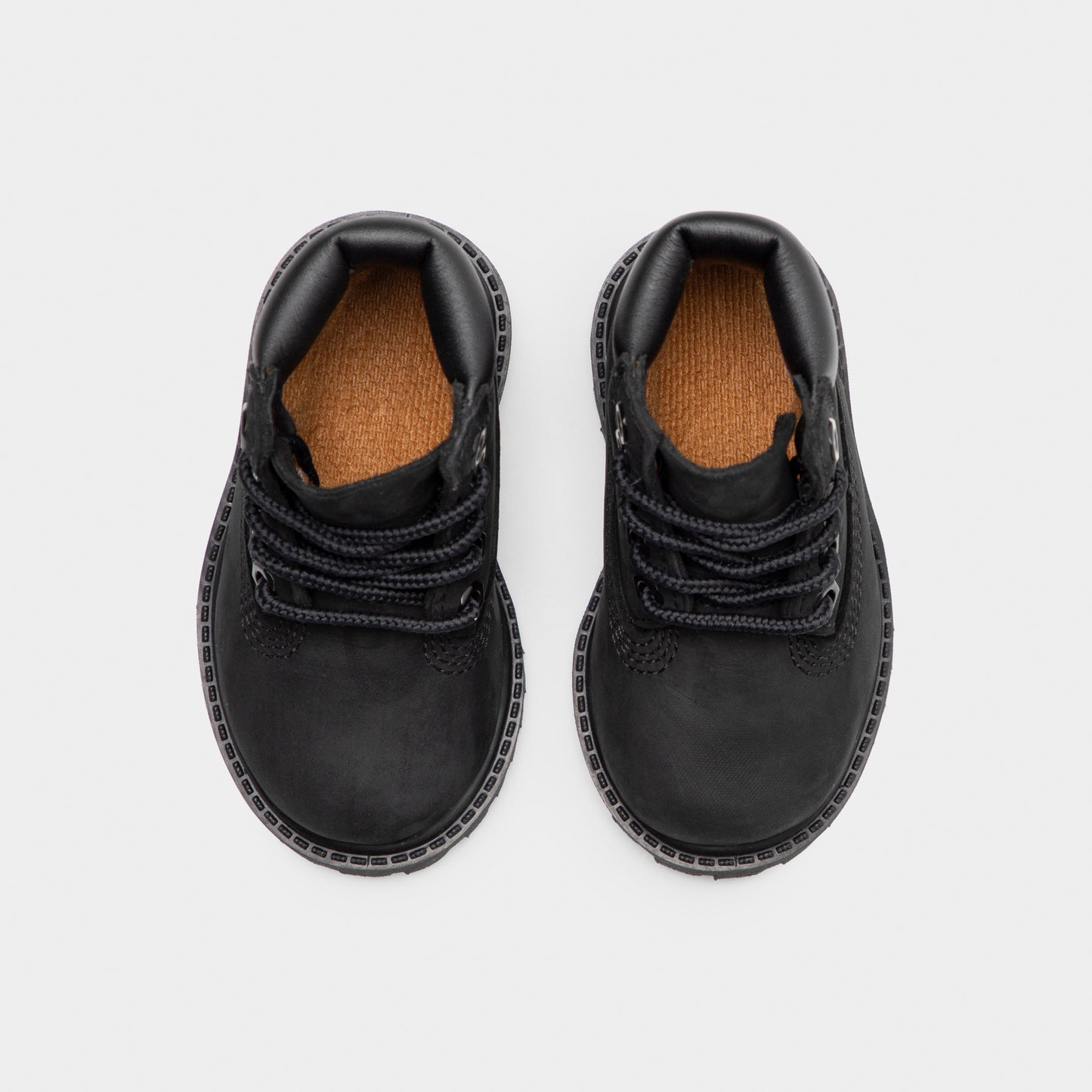 Timberland Toddlers' 6-Inch Premium Lace Up Waterproof Boot / Black