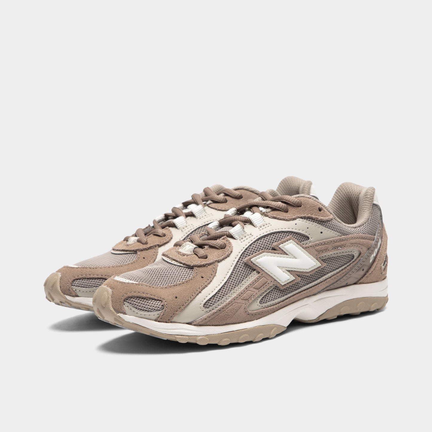 New Balance 204L Mushroom / Arid Stone - White