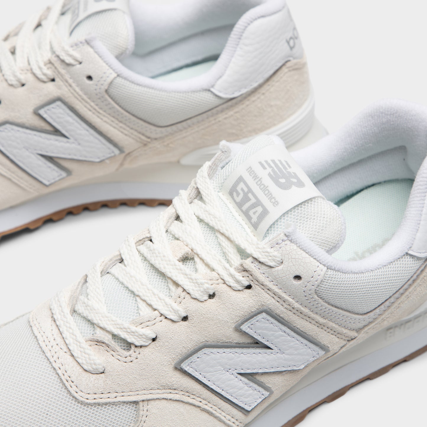 New Balance 574 Sea Salt / White - Concrete