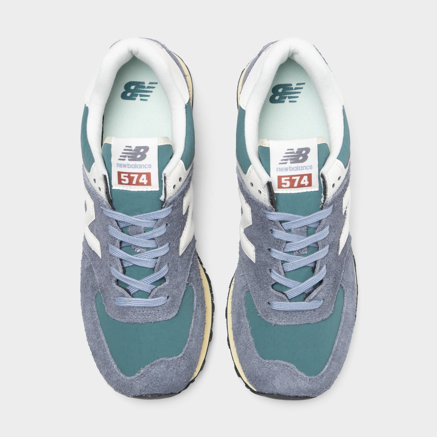 New Balance 574 Grey / Blue - Green