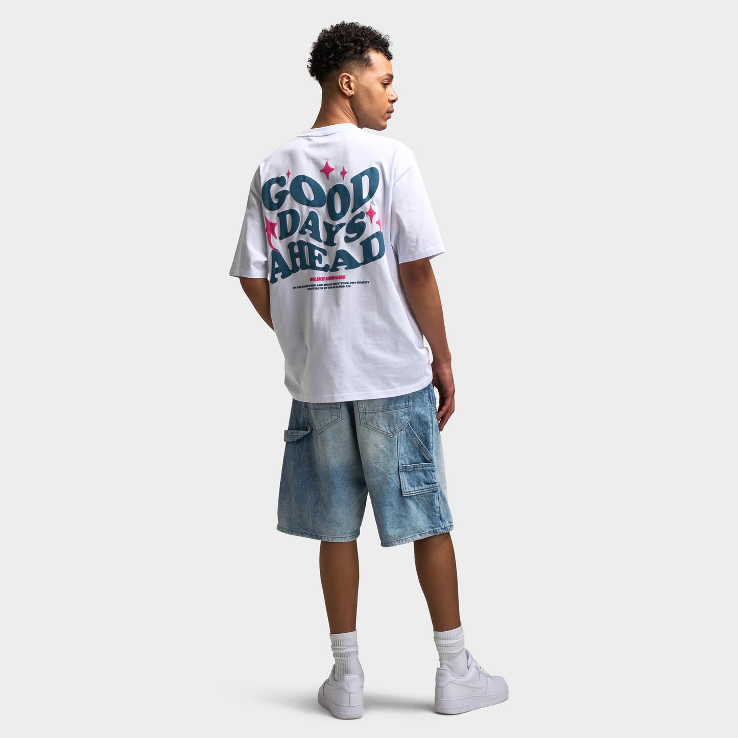 Unlike Humans Good Days T-shirt Graphique / Blanc Optique