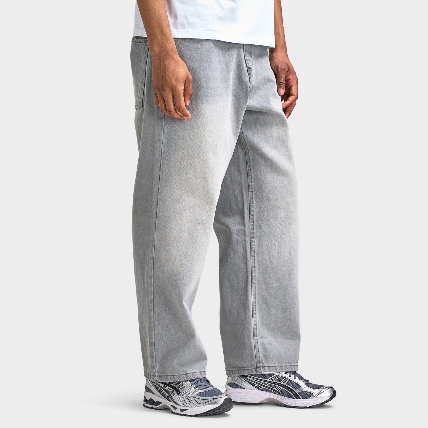 Unlike Humans Helms Jean Grey Wash Denim / Grey