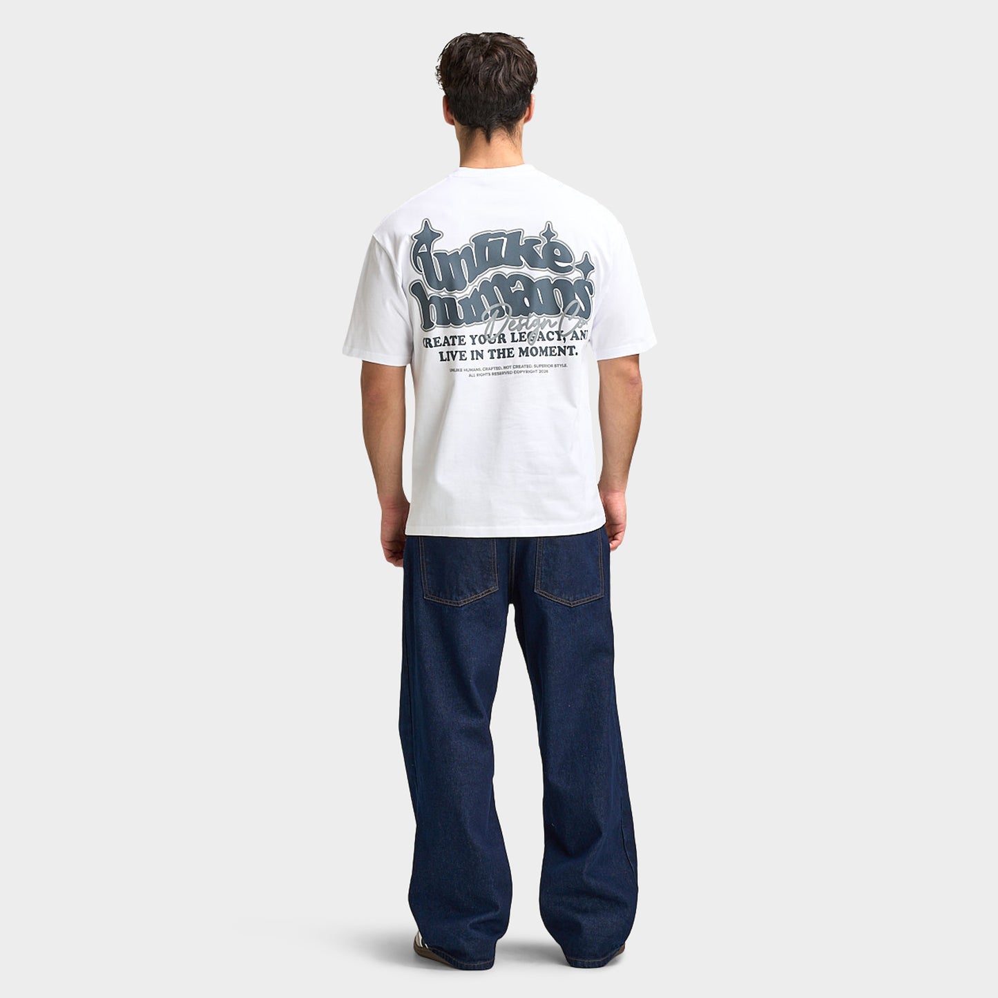 Unlike Humans Legacy T-Shirt / Optic White