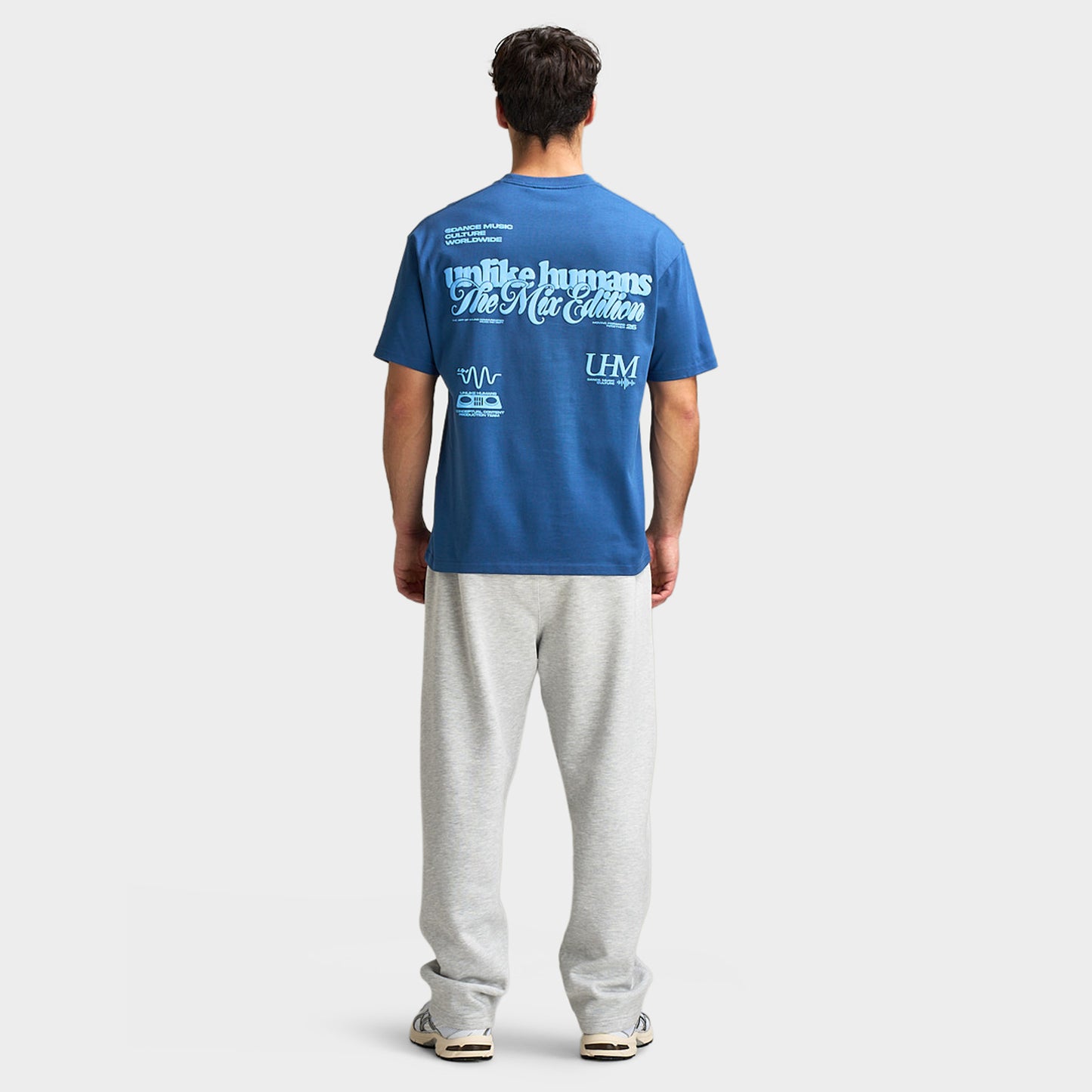 Unlike Humans Mixer T-shirt / Bleu marine ciel