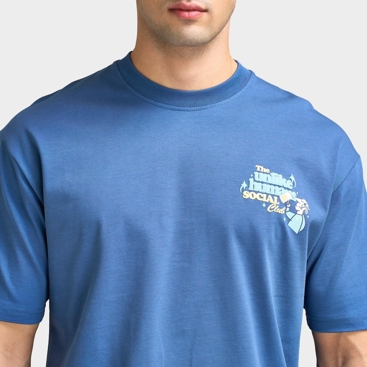 Unlike Humans Social Club T-shirt / Bleu Marine