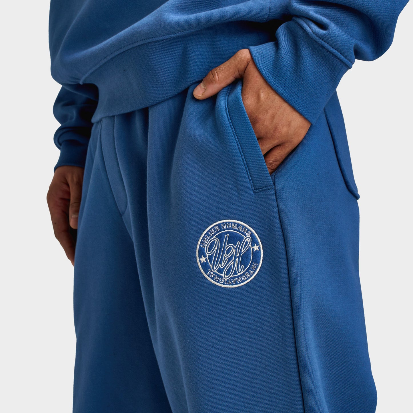 Unlike Humans Distance Pantalon / Bleu Marine