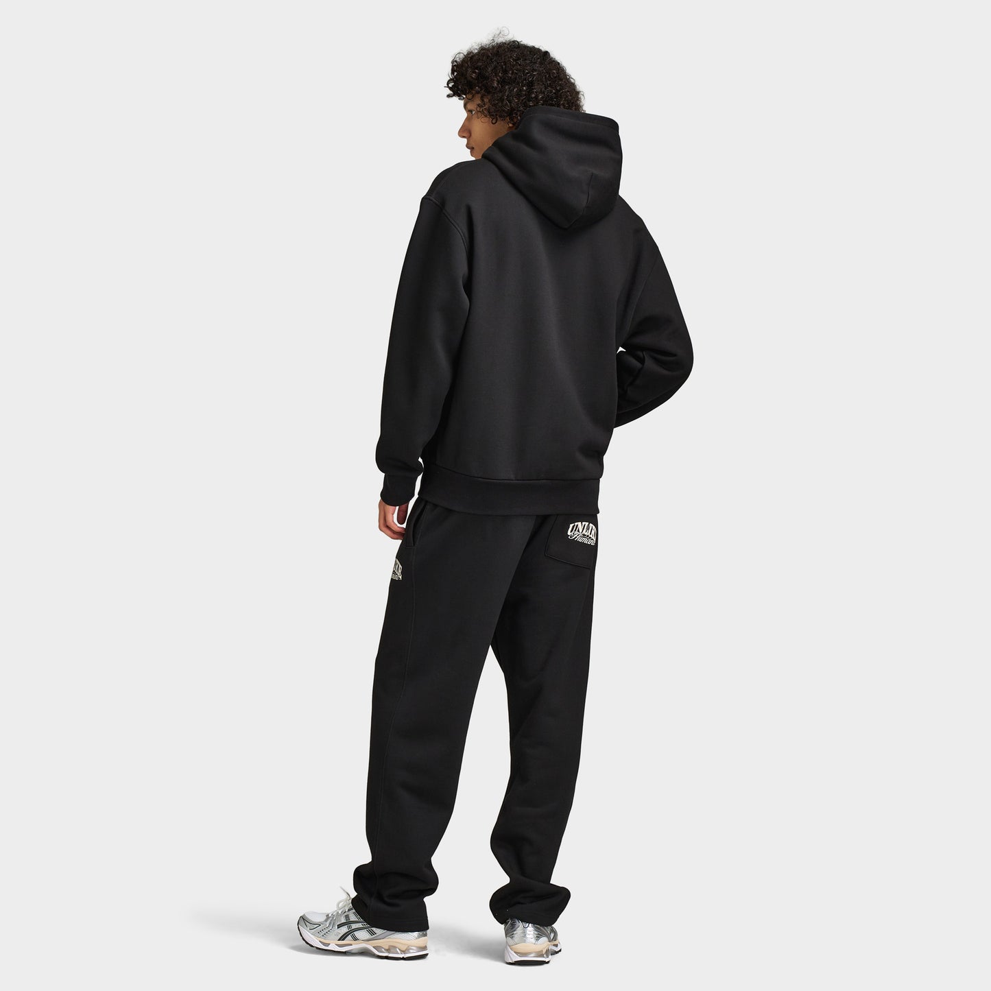 Unlike Humans Whitting Full-Zip Hoodie / True Black