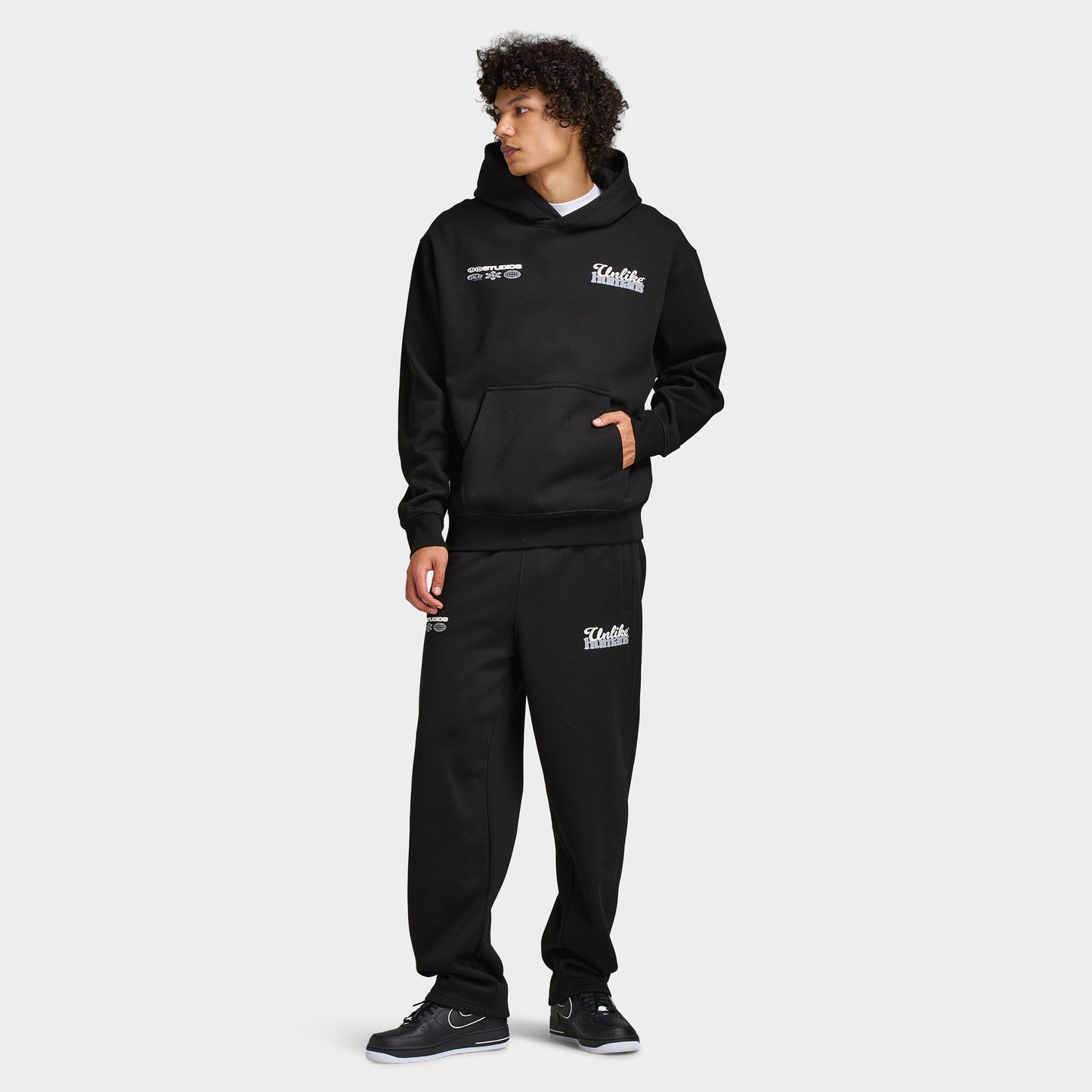 Unlike Humans Idea Hoodie / Black