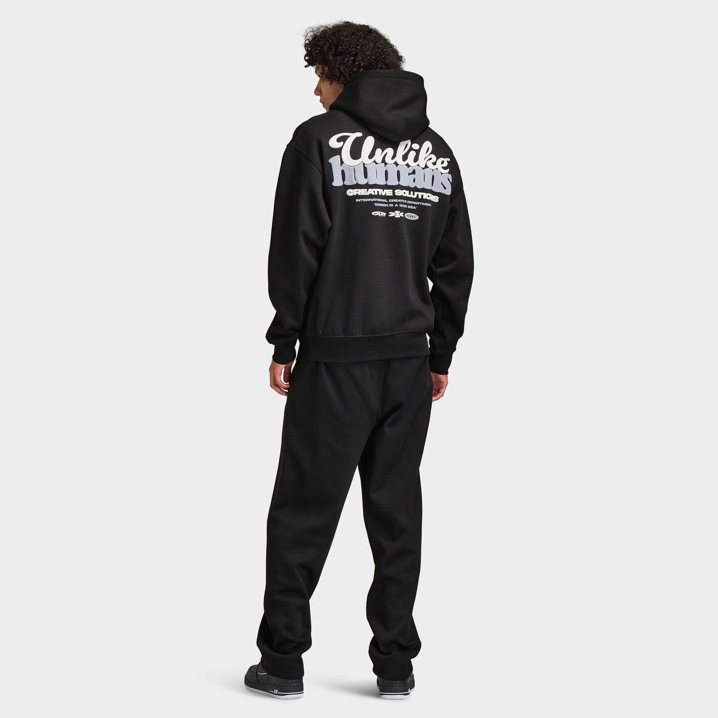 Unlike Humans Idea Hoodie / Black