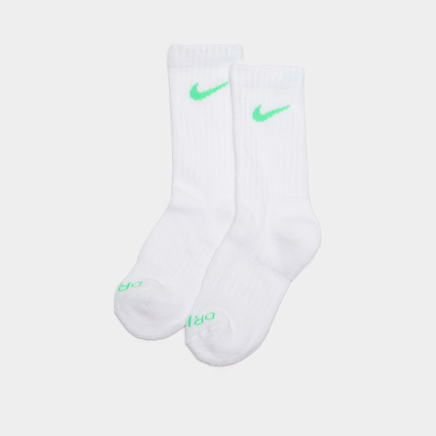 Nike Children's Performance Crew Socks (6 PK) White / Multi