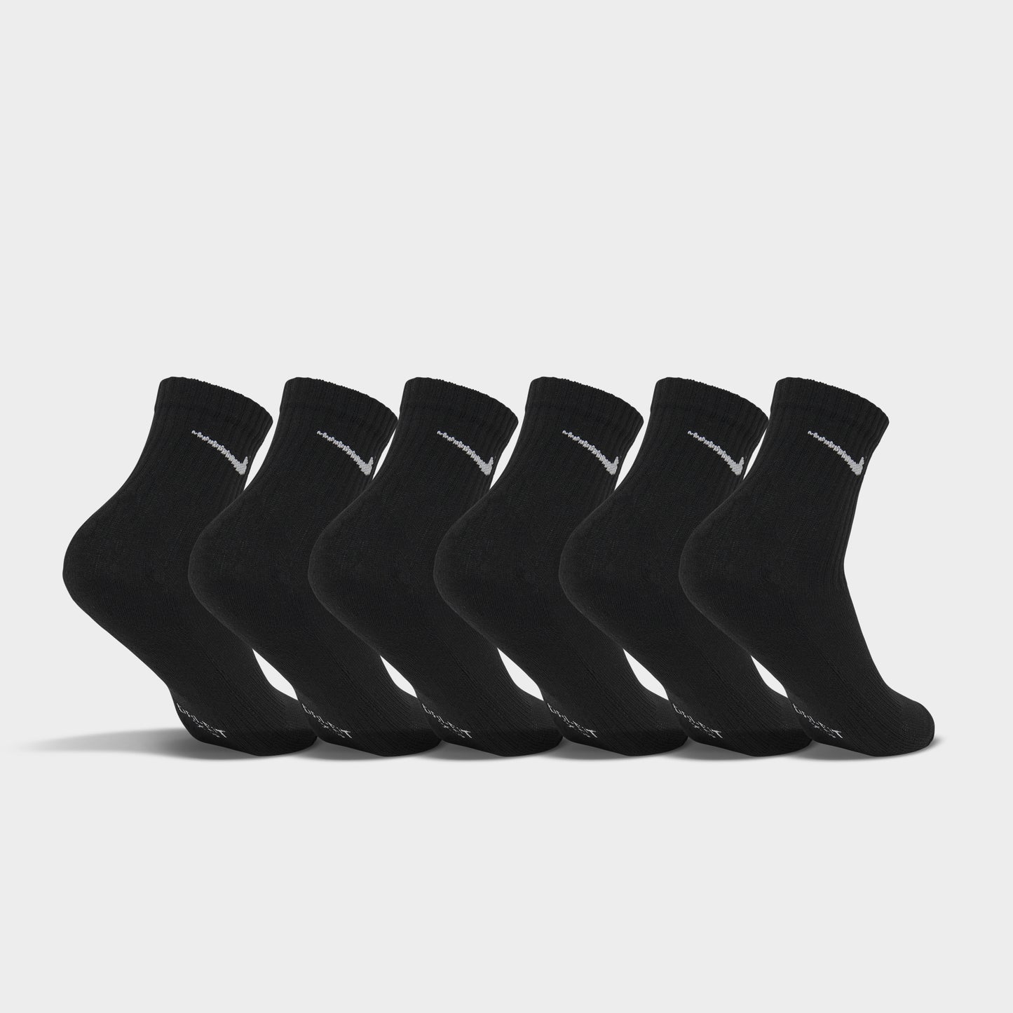 Nike Children's Performance Crew Socks (6 Pack) / Black