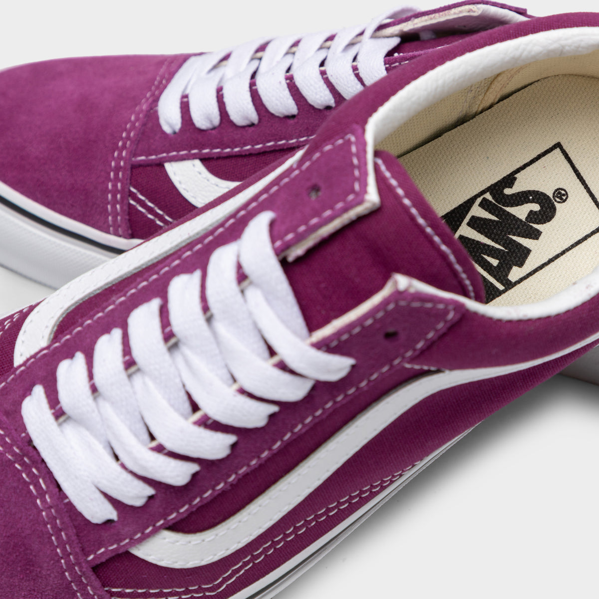 Vans Old Skool Dark Purple White