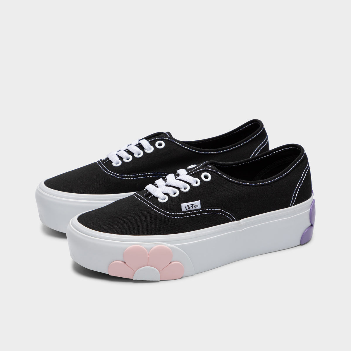 Black platform vans size 4 best sale