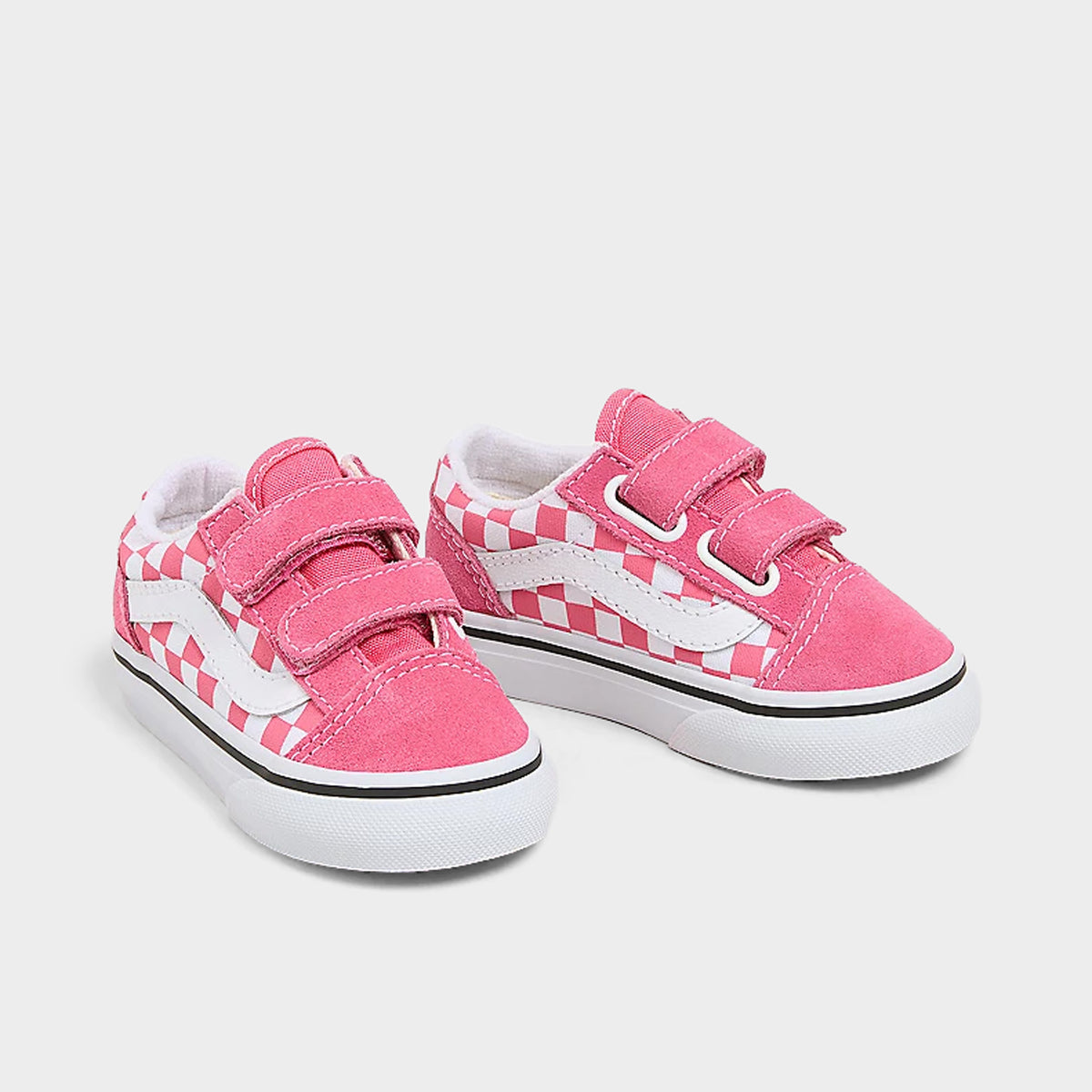 Vans Toddlers Old Skool Pink White JD Sports