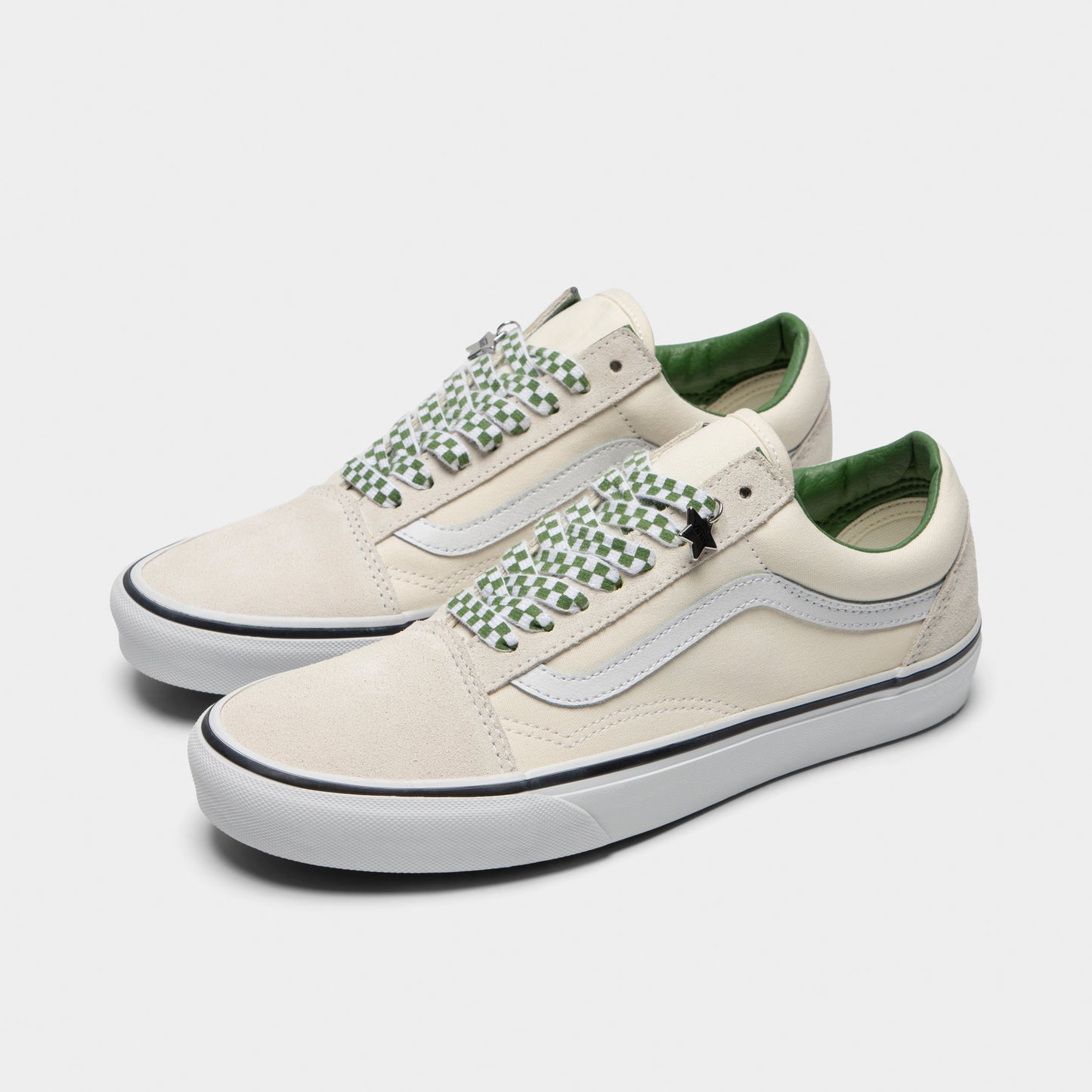 Vans Old Skool Guimauve / Breloques Vert