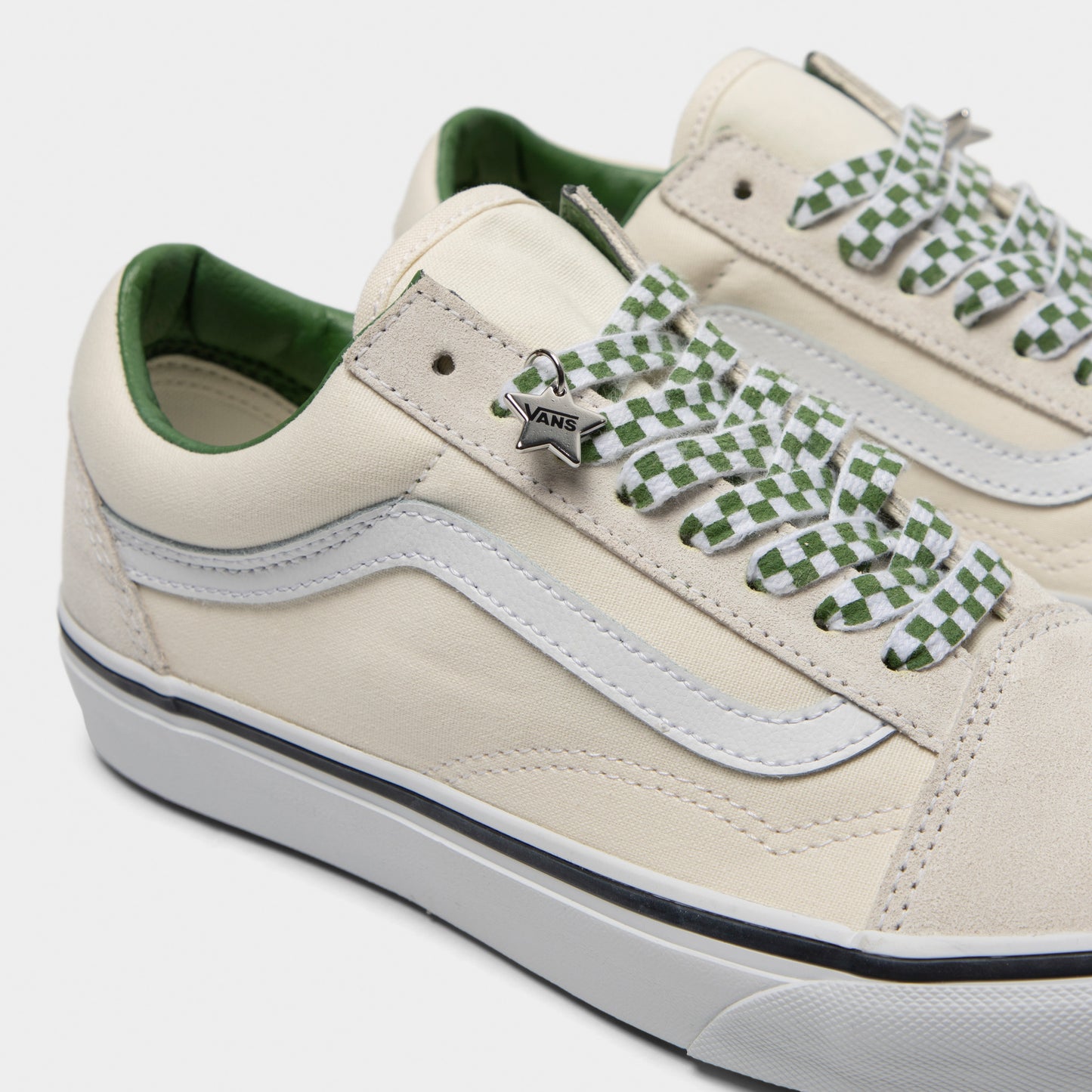 Vans Old Skool Guimauve / Breloques Vert