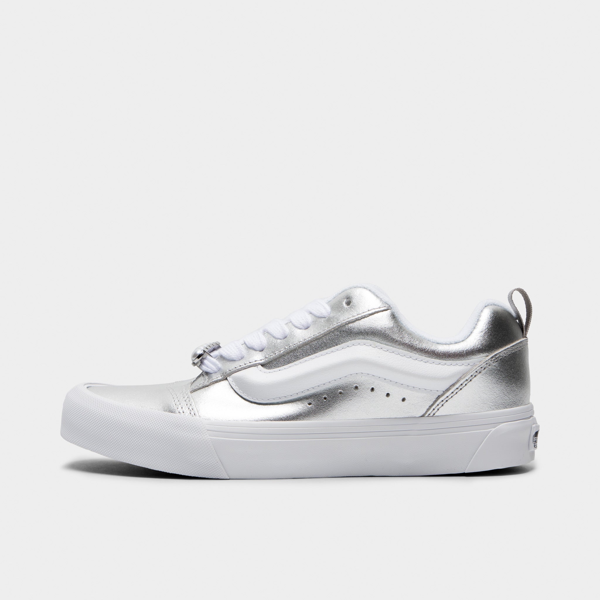 Vans Knu Skool “llic Silver Vans Knu Skool / Metallic Leather Silver – JD Sports