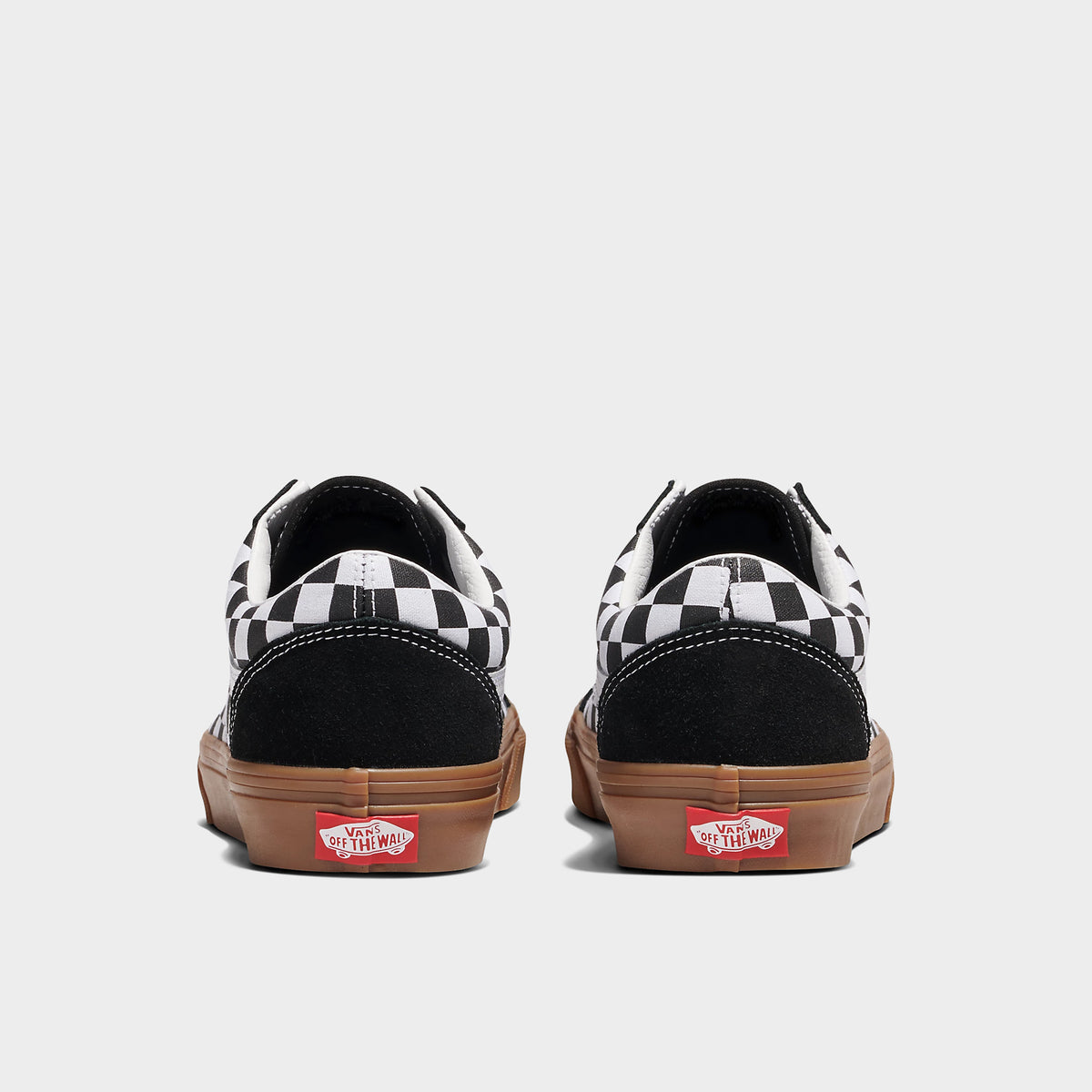 Gum black checkered vans shop