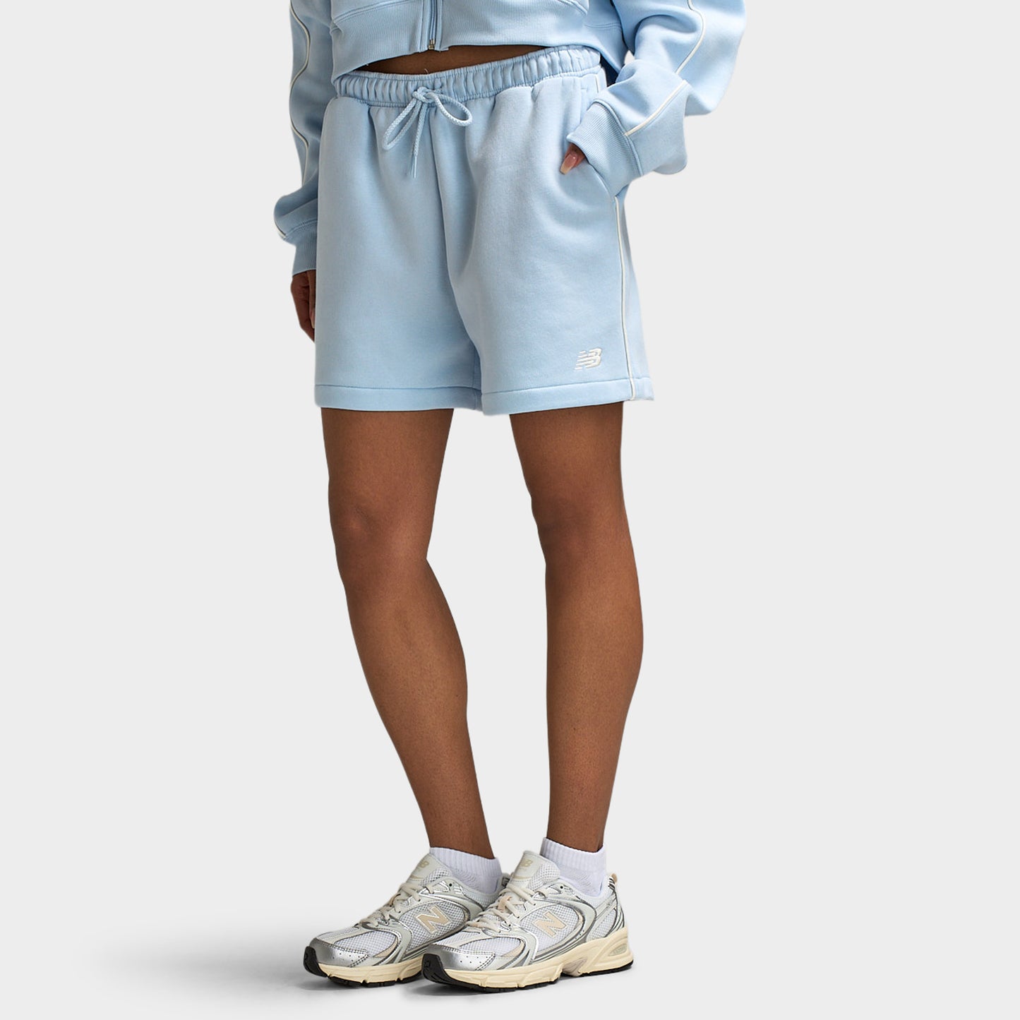 New Balance Piping FL Short Oxford Blue / Sea Salt