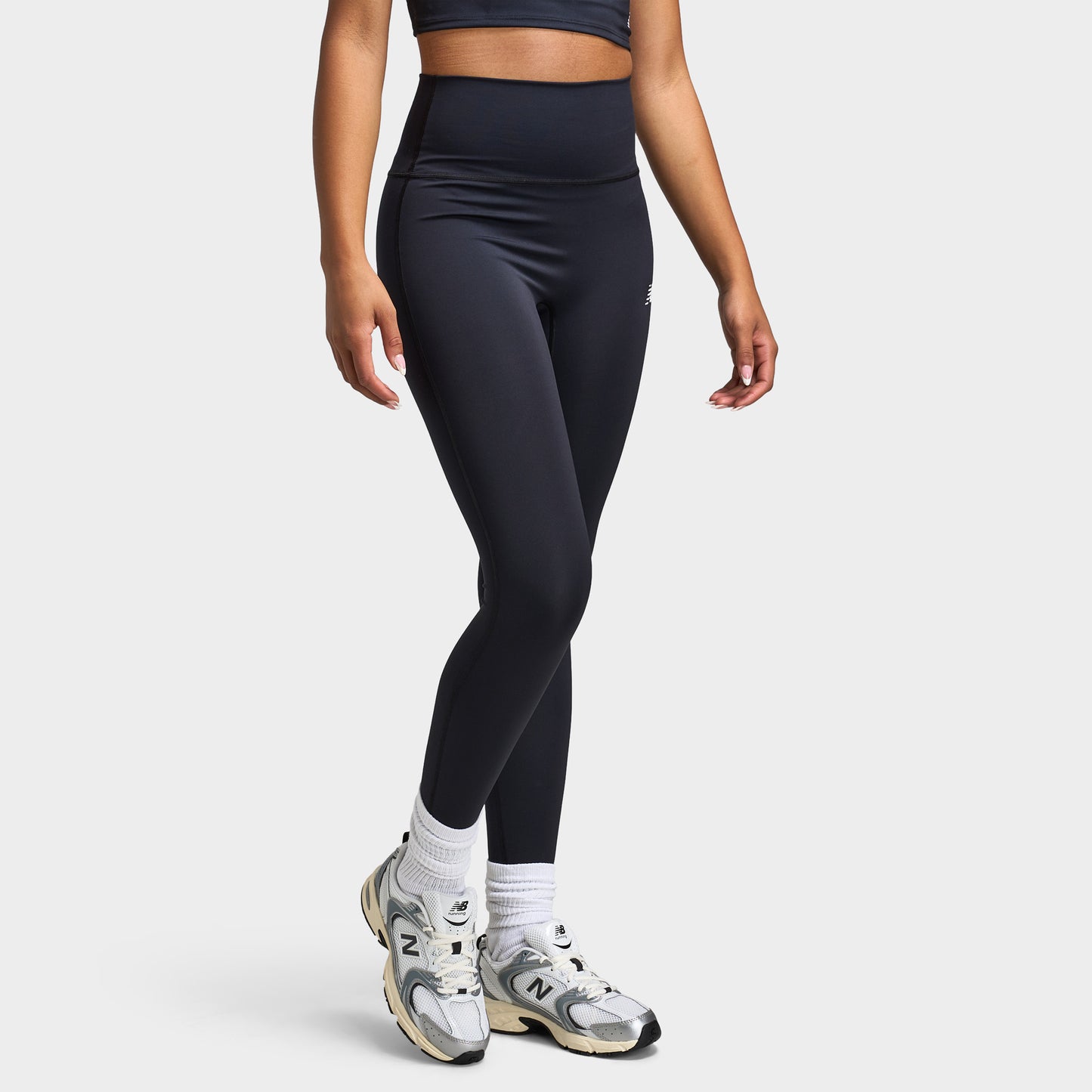 New Balance Femmes Collant Logo USM / Noir