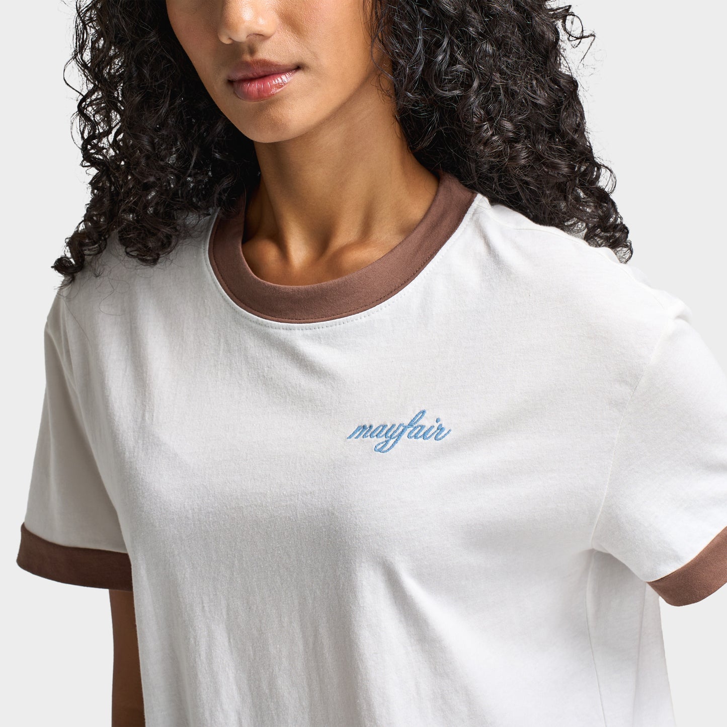 Mayfair Femmes «You Are Enough » T-shirt Ajusté / Blanc