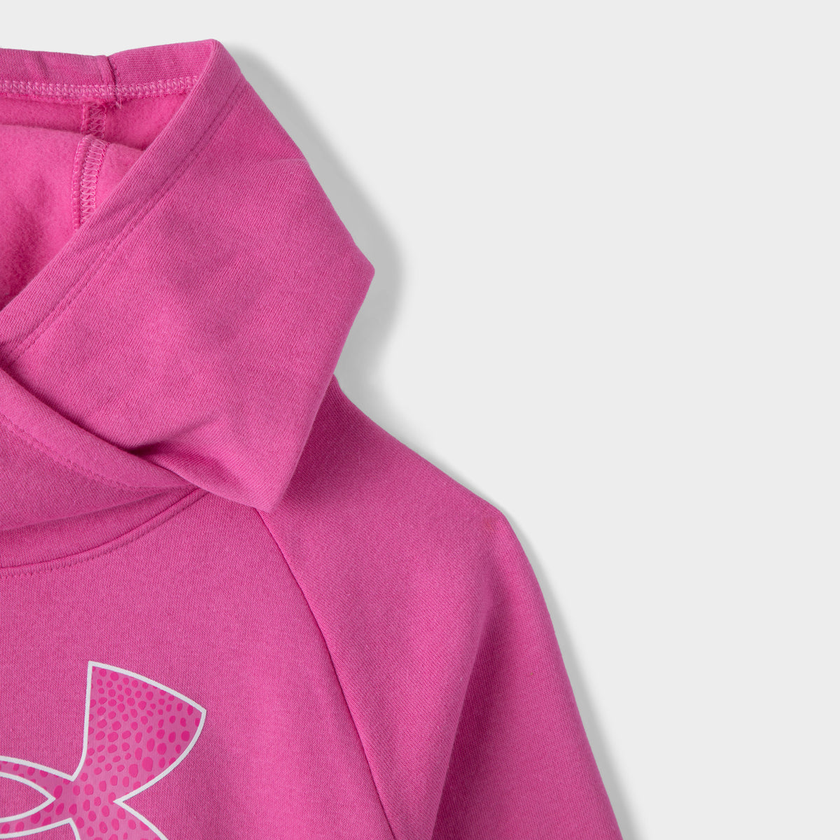 Neon pink online under armour hoodie
