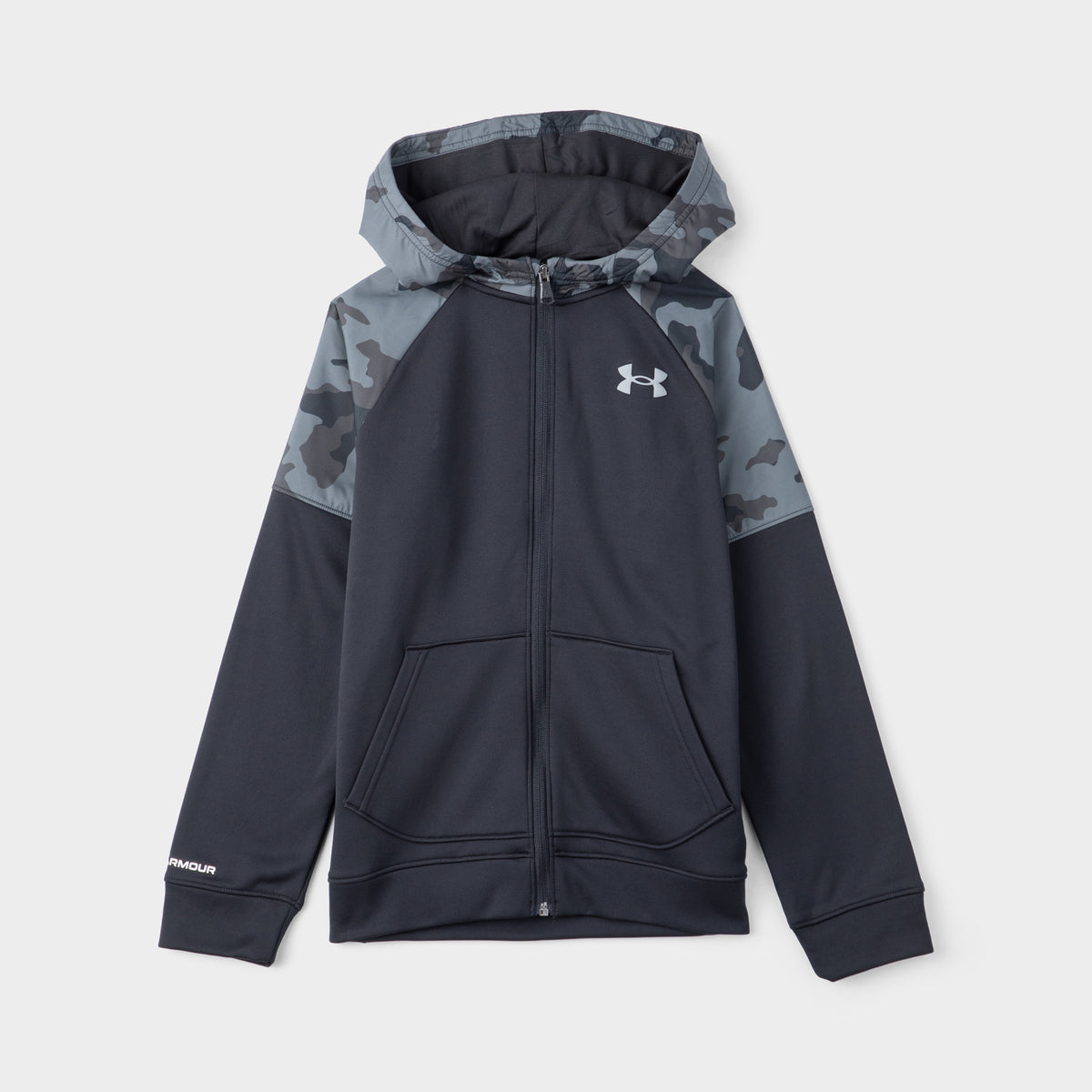 Black and camo under armour hoodie sales