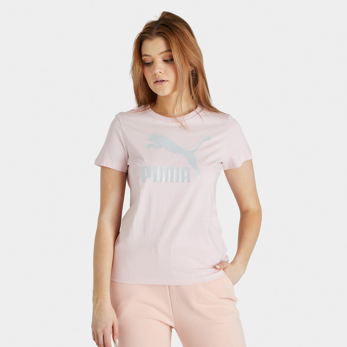 Pink sales puma top