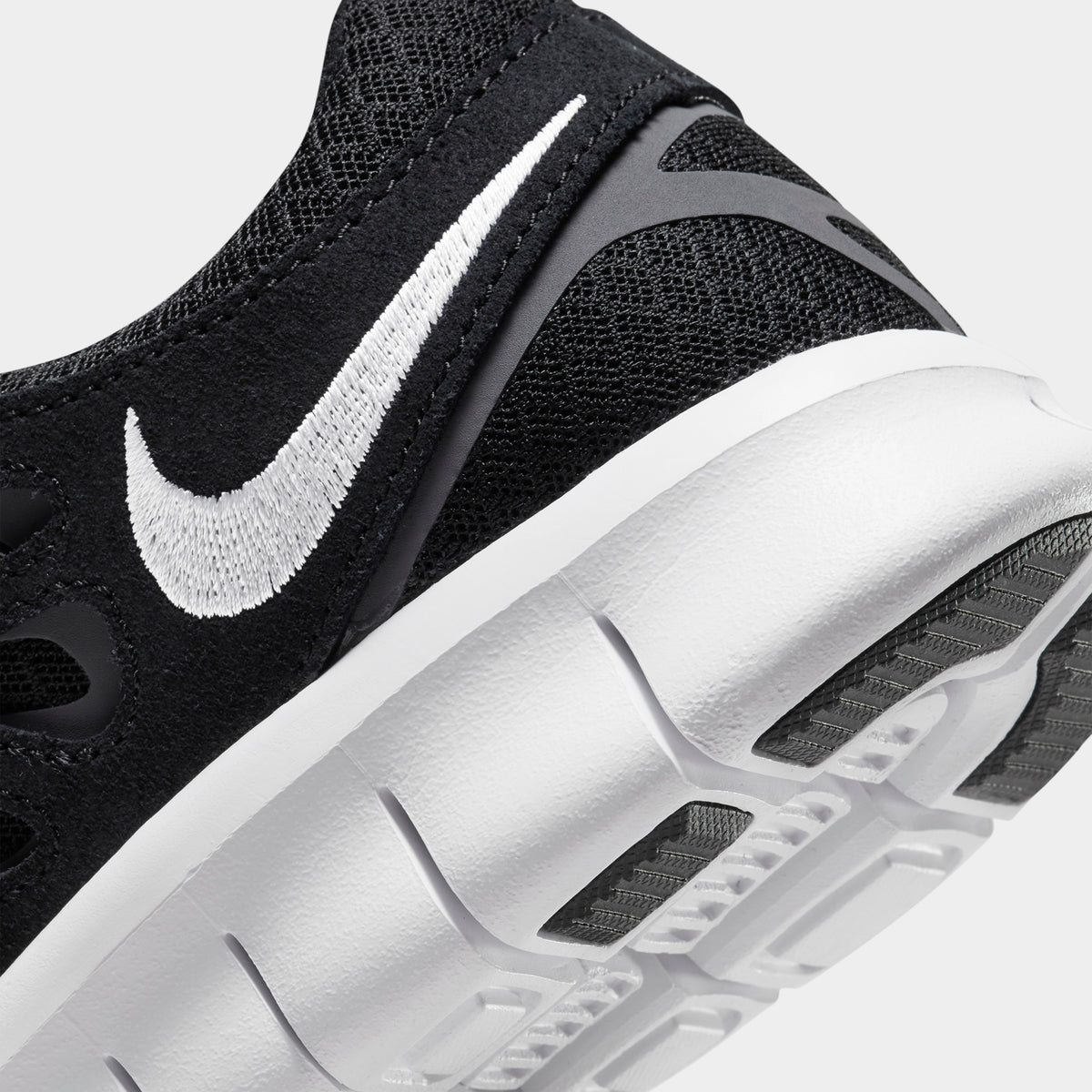 Nike Free Run 2 Black White Dark Grey