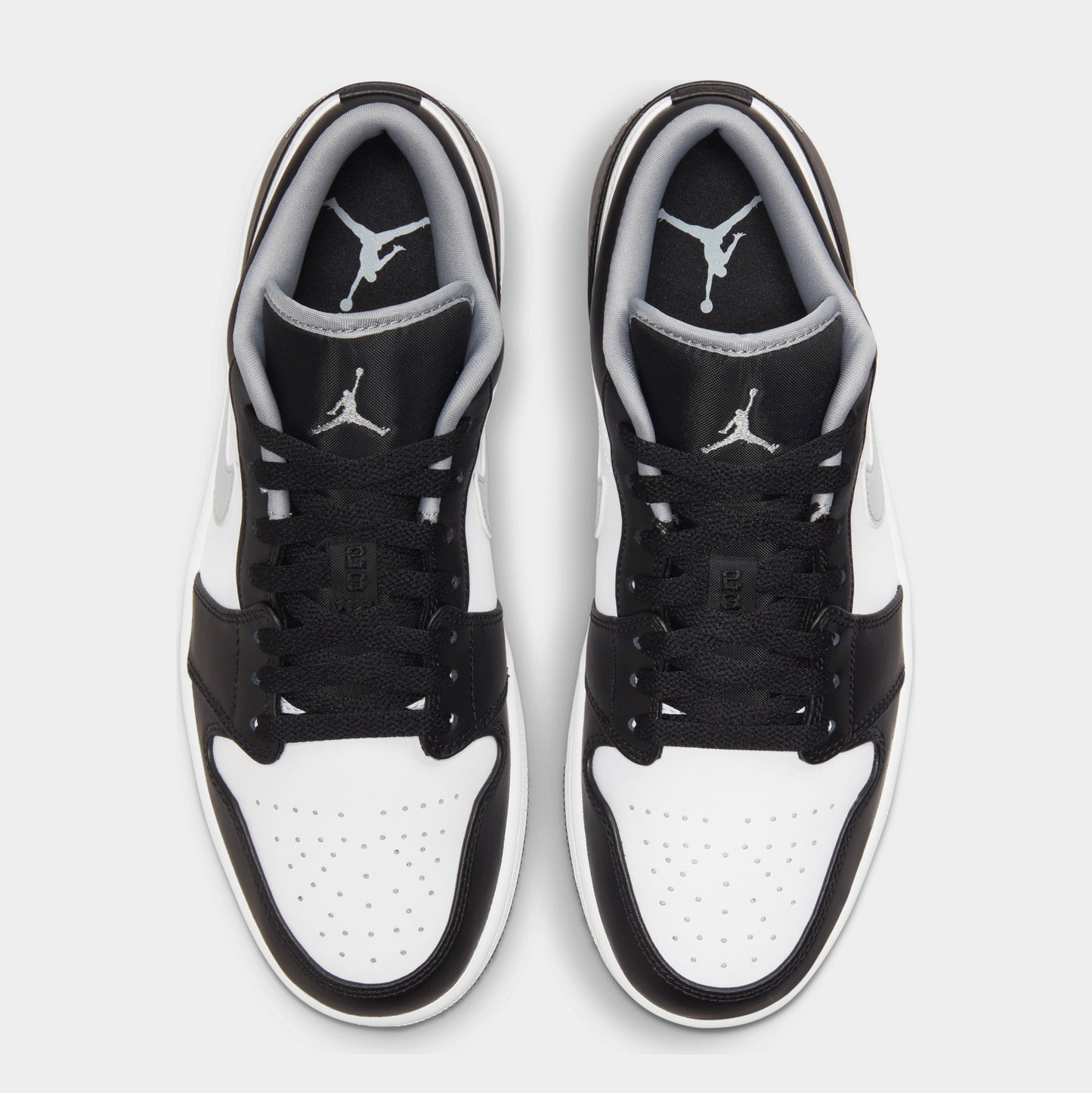 Jordan 1 Low Black / Particle Grey - White