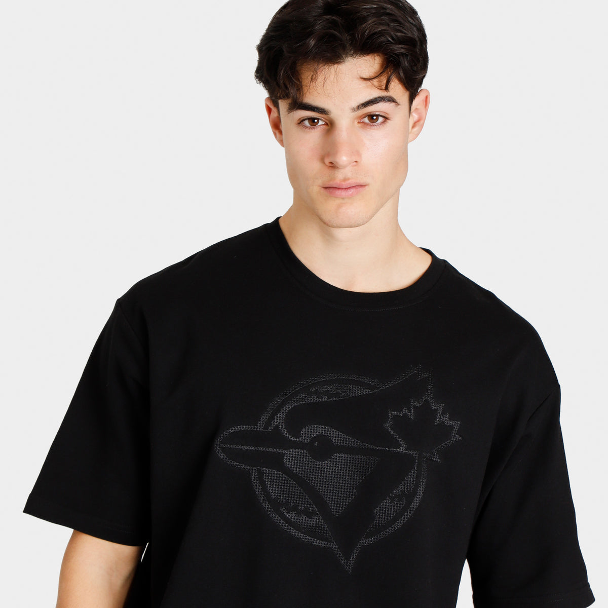 Black blue top jays t shirt