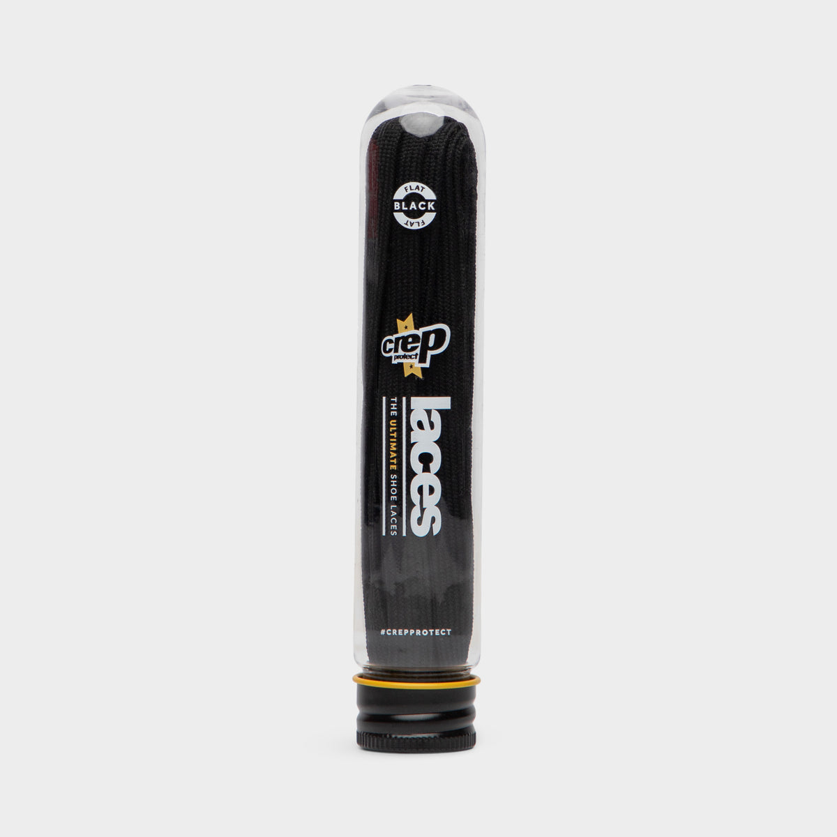 Crep Protect Flat Laces Black