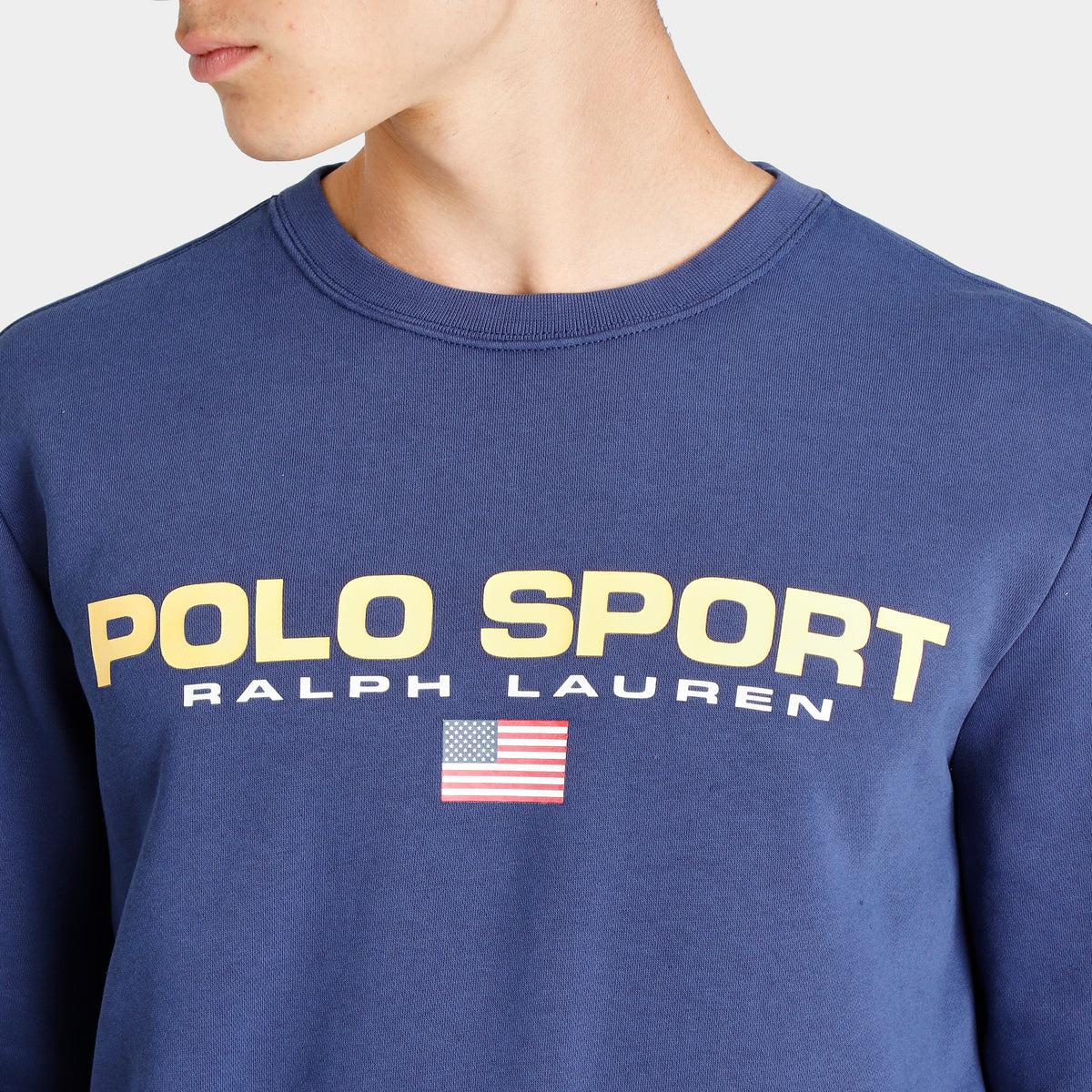 Polo fleece sweatshirt shop