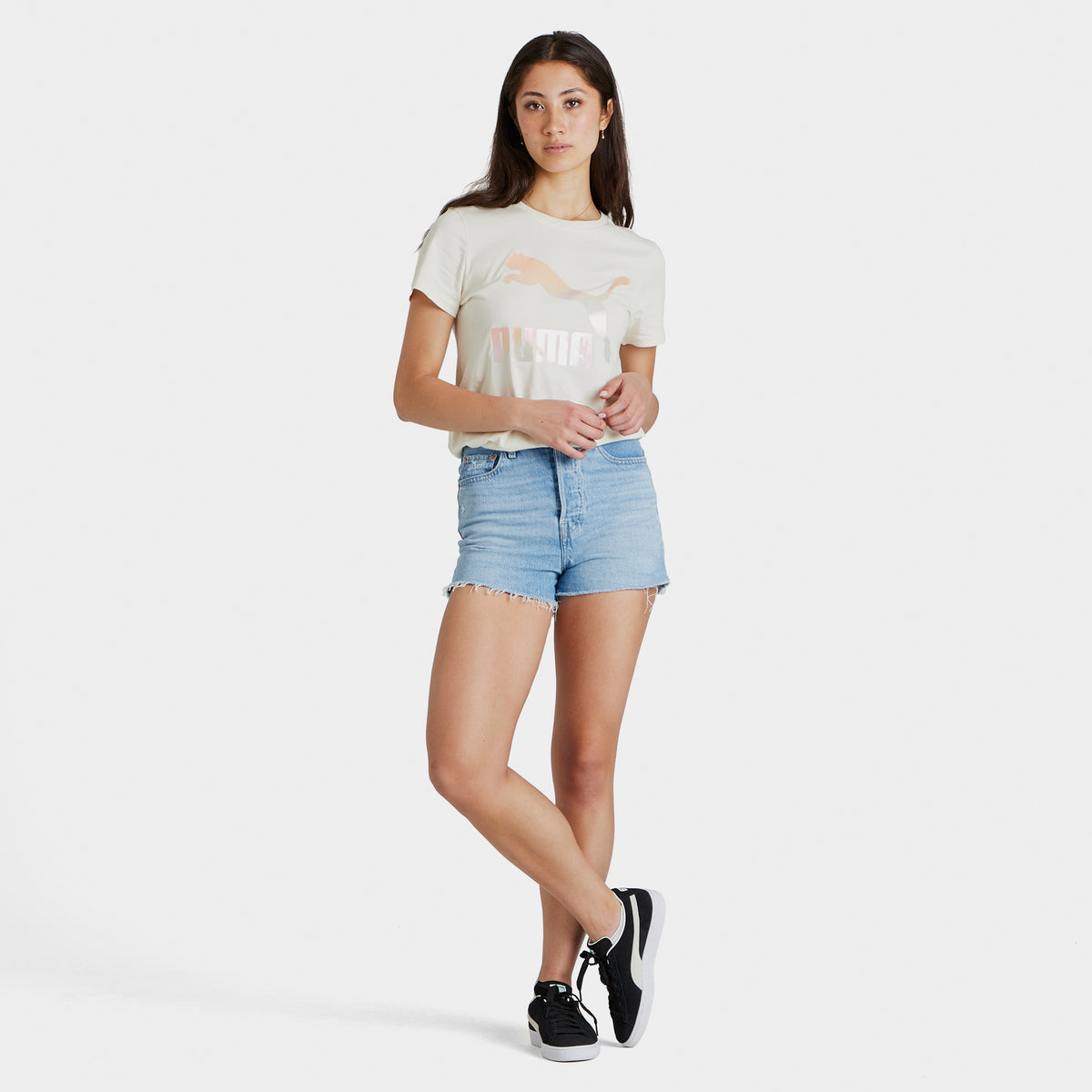 Levi s Women s Ribcage Shorts Bernal Frost JD Sports