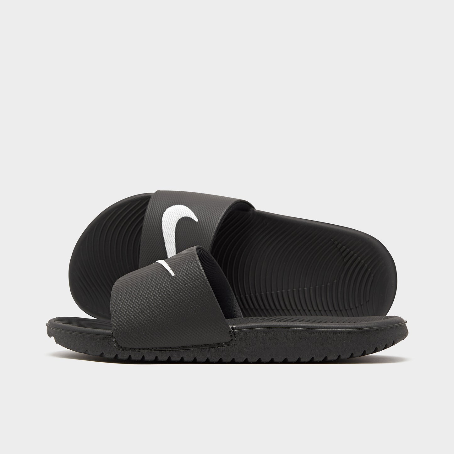 Nike Kawa Sandales GS Noir / Blanc