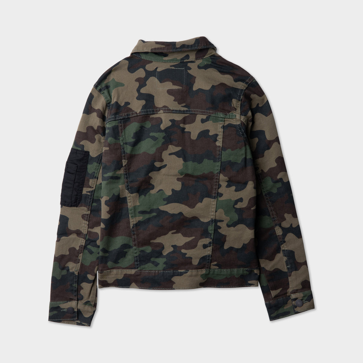 Levi's Boys' Hybrid Bomber Trucker Jacket / Cypress Camo | JD