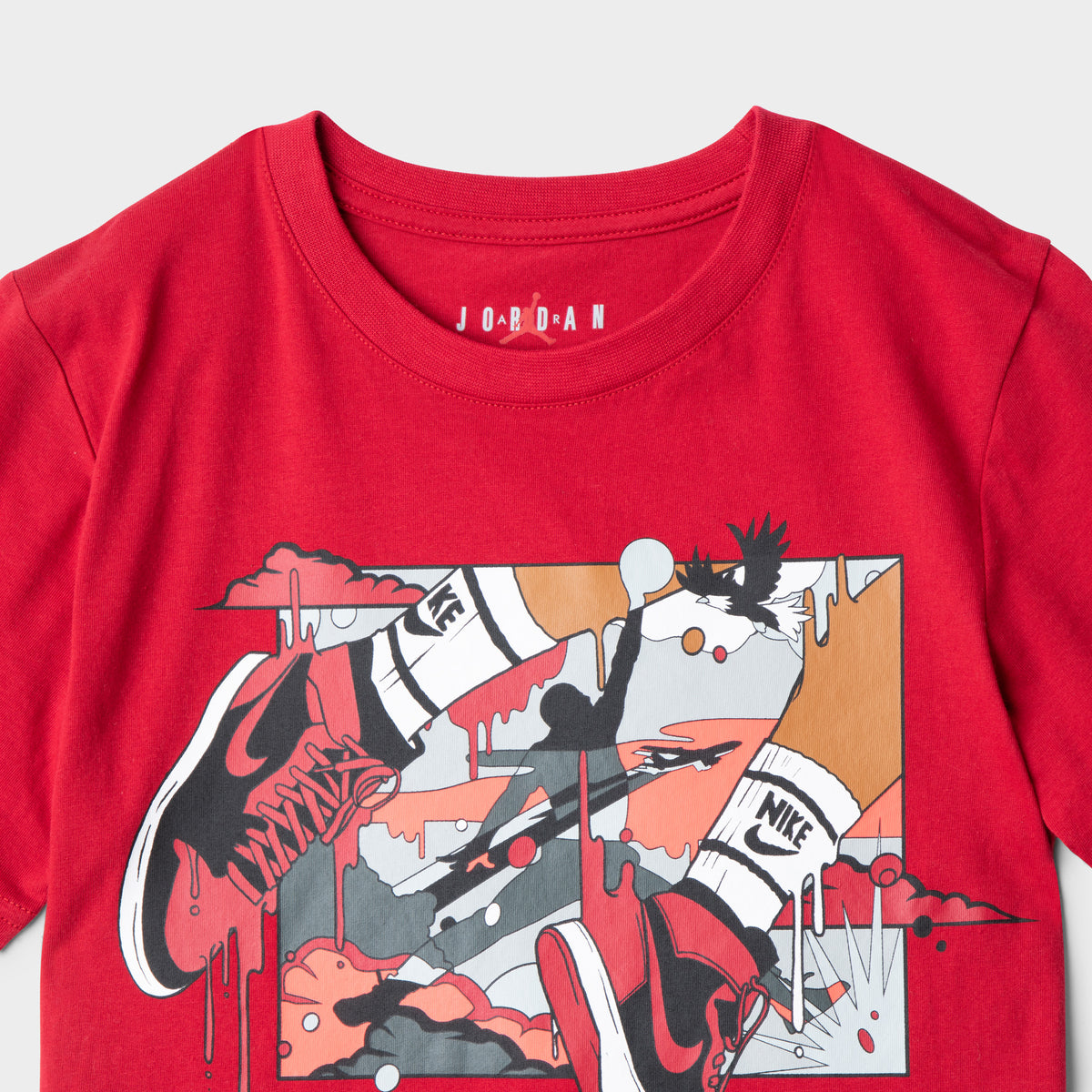 Jordan Junior Boys DNA Jumpman T shirt Gym Red JD Sports Canada