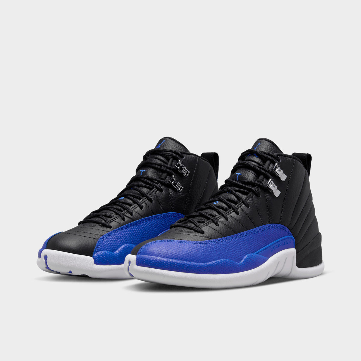 Women s 12 Retro Black Hyper Royal Metallic Silver JD Sports