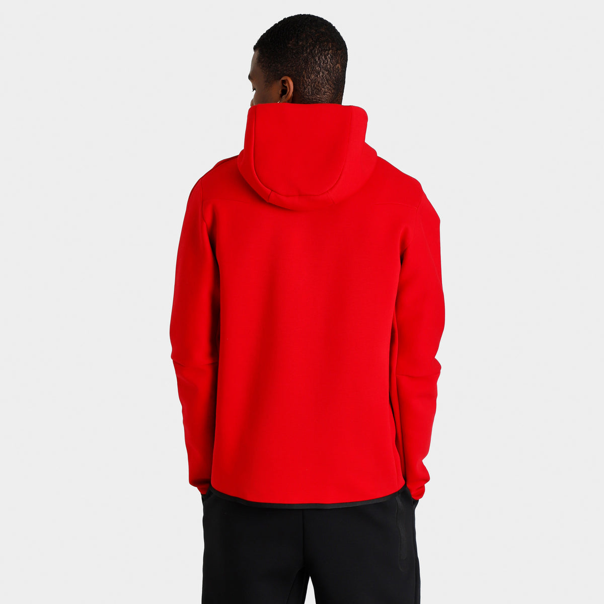 Nike Sportswear Tech Fleece Full Zip Hoodie Windrunner Gym Red / Black | JD  Sports Canada